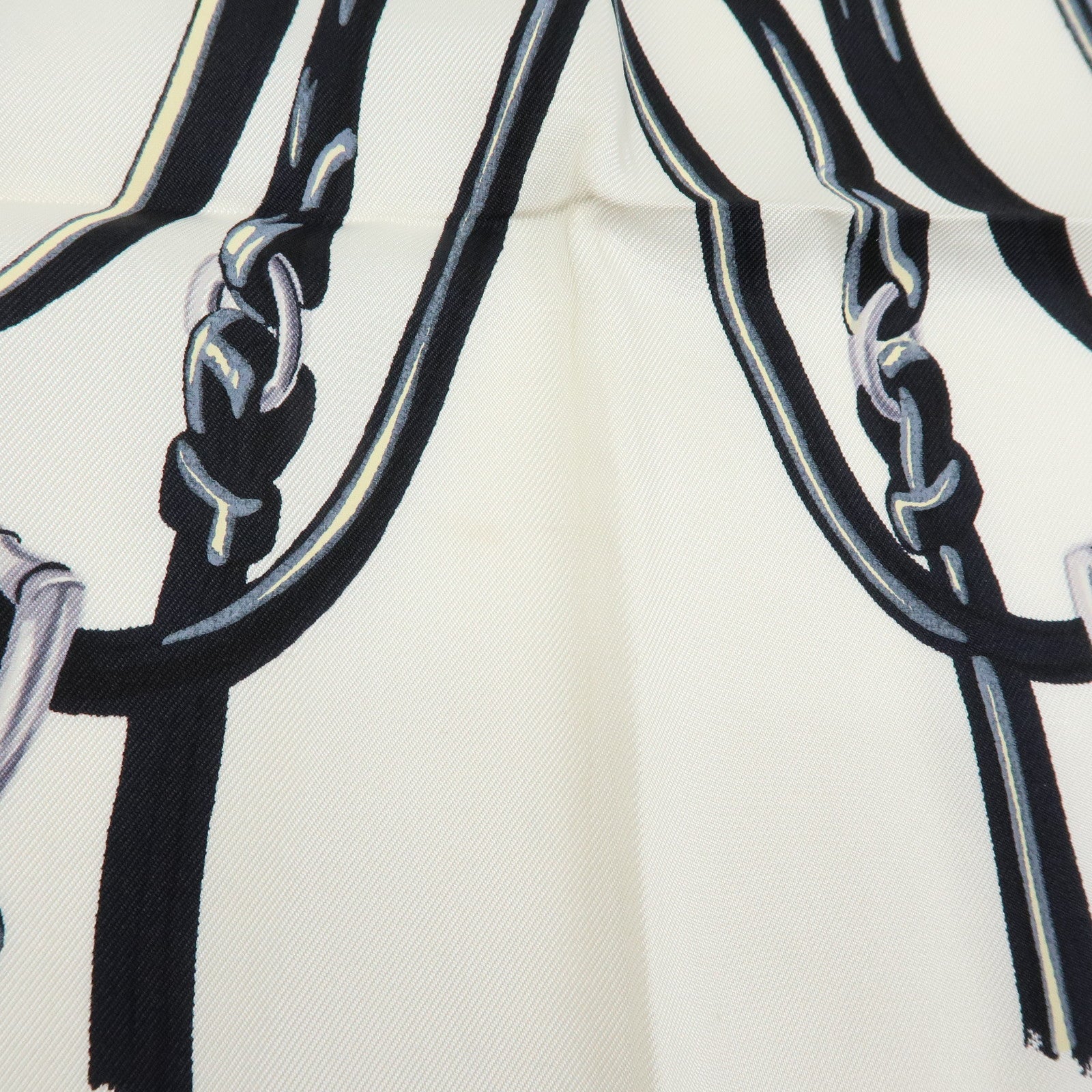 HERMES Carre 90 Set of 2 Silk 100% Scarf BRIDES DE GALA JUMPING