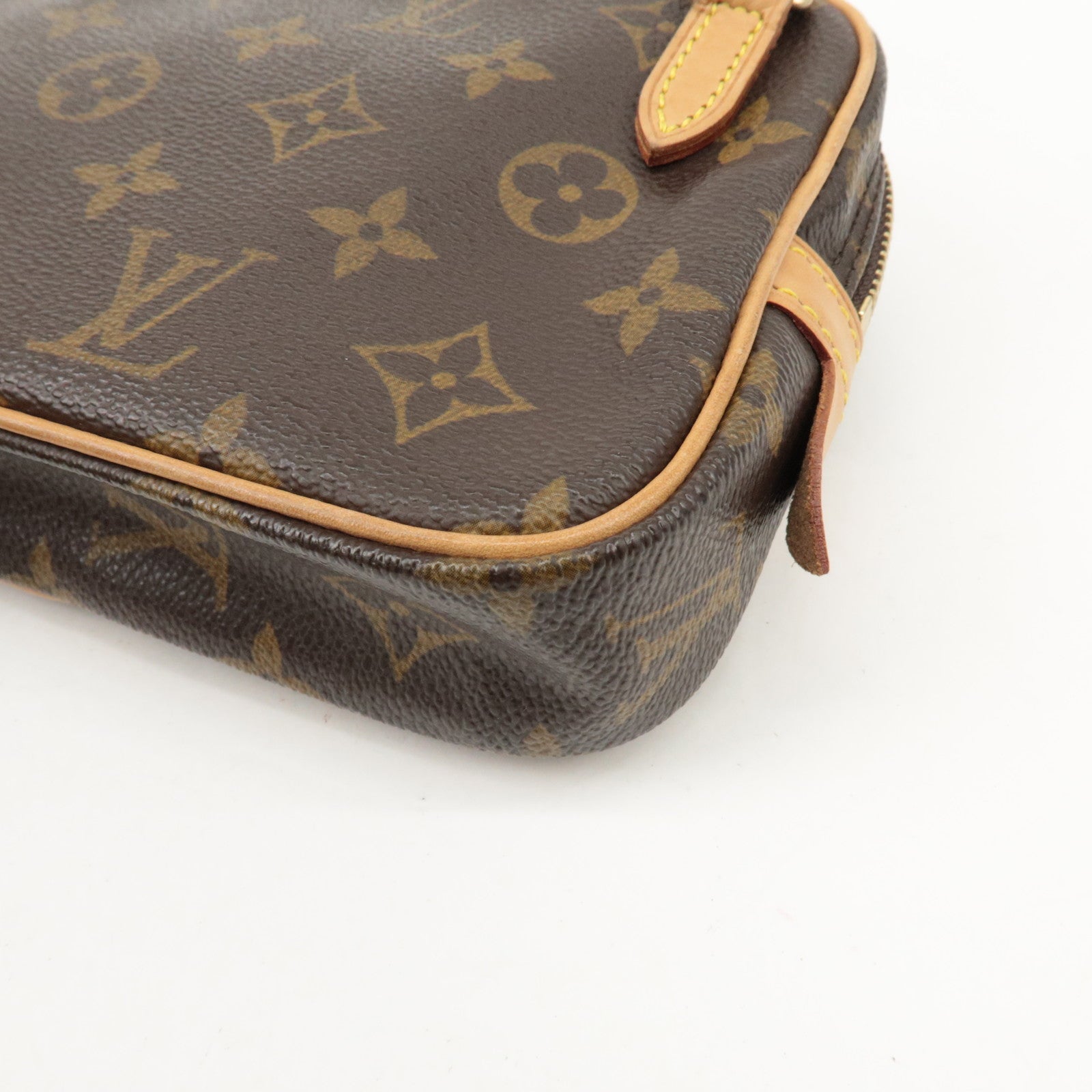 Louis Vuitton Monogram Pochette Marly Bandouliere Bag Brown M51828 Used