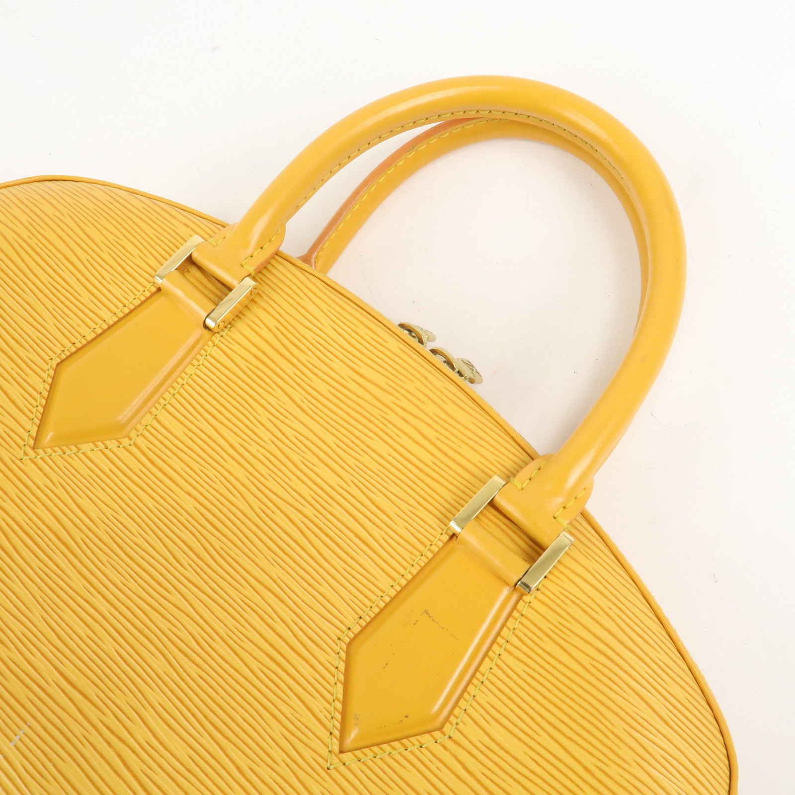 Louis Vuitton Epi Jasmine Hand Bag Tassilli Yellow M52089