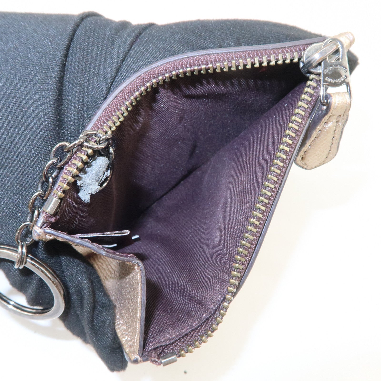 COACH Set Of 4 Card Case Coin Case Key Case Black Red Brown