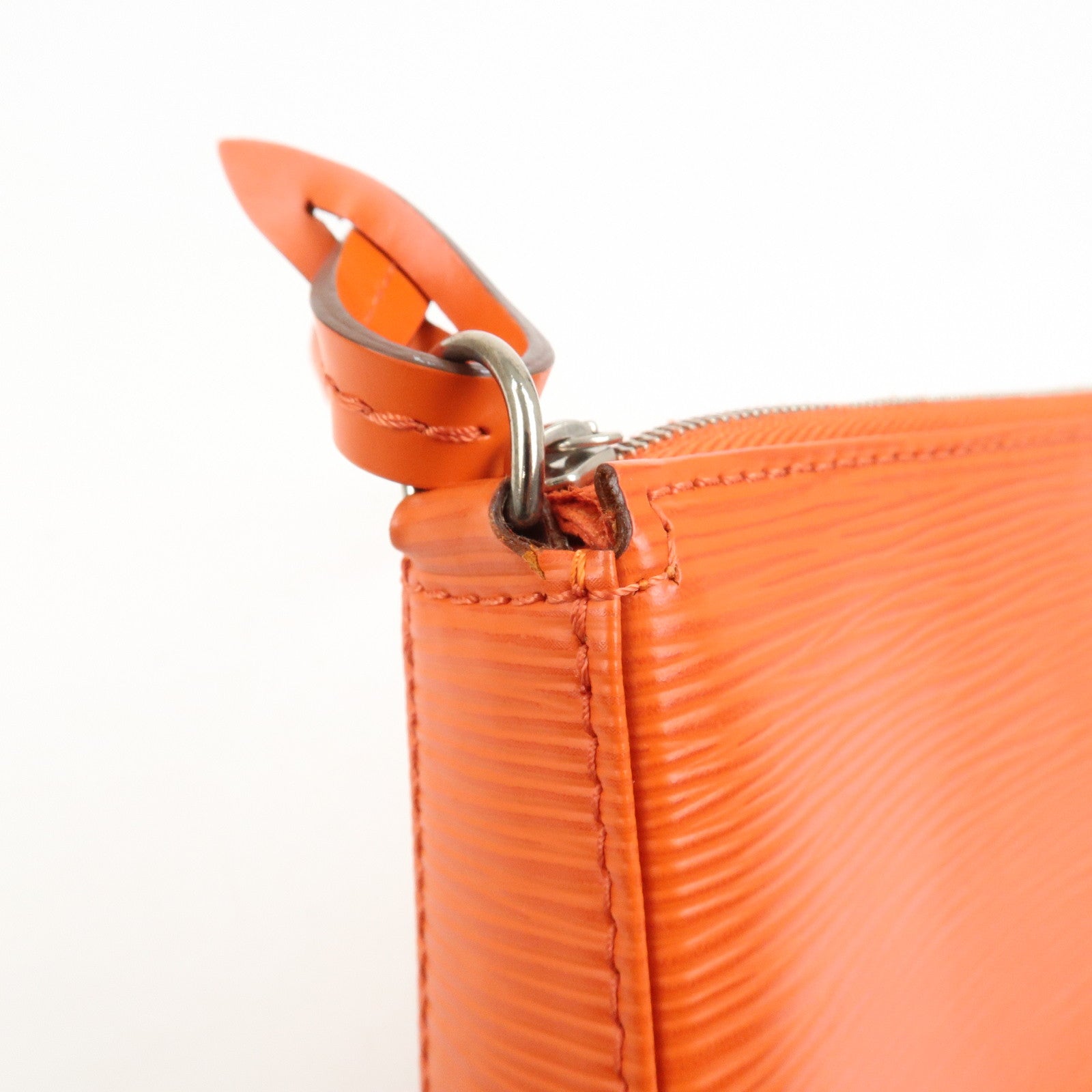 Louis Vuitton Epi Pochette Accessoires Pouch New Style Piment Orange M40778