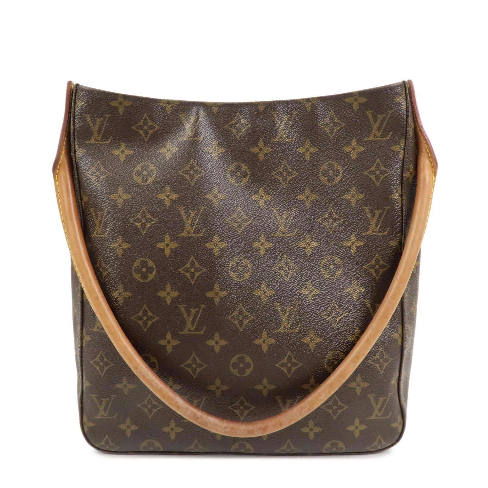 Louis Vuitton Monogram Looping GM Shoulder Bag Brown M51145