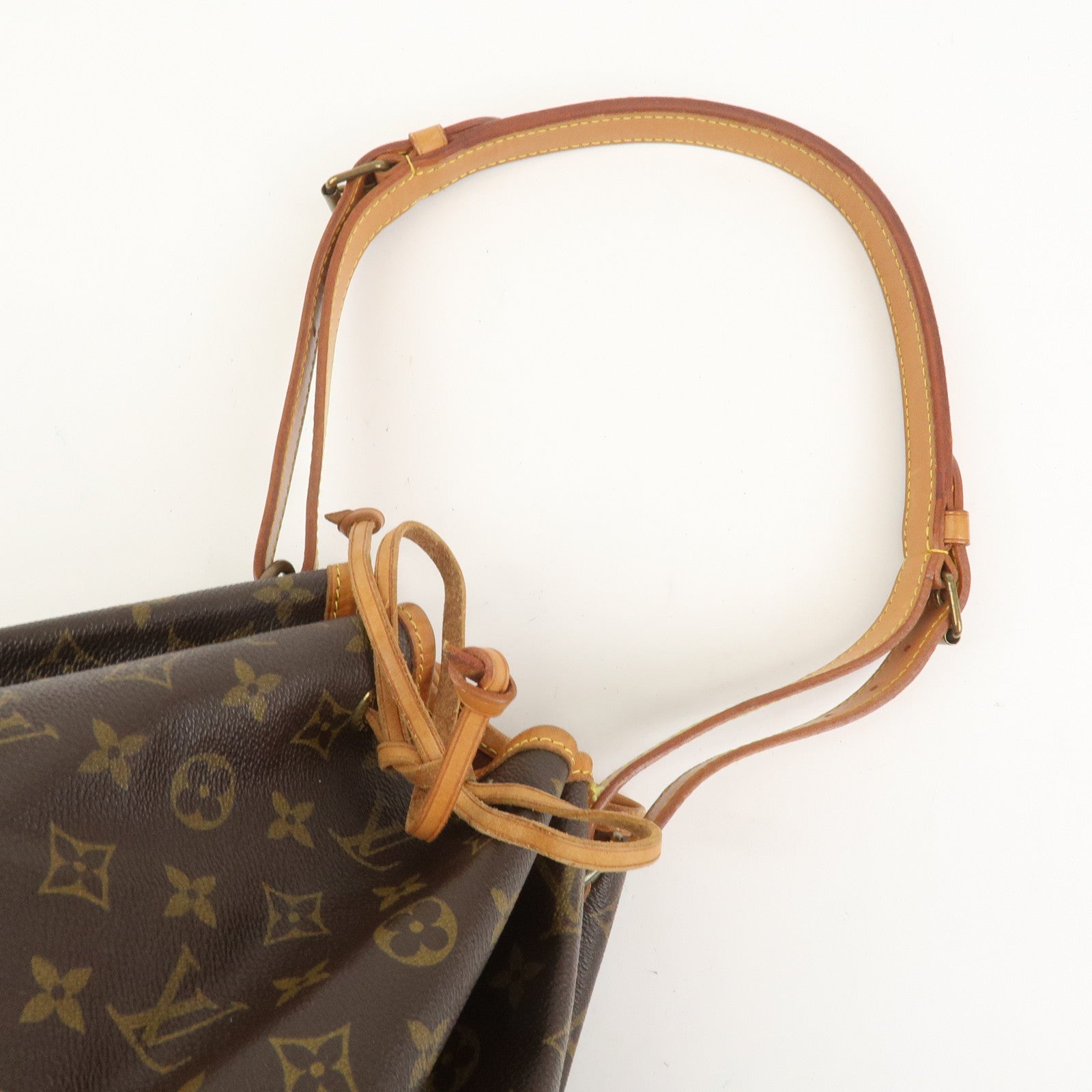Louis Vuitton Monogram Petit Noe Shoulder Bag Brown M42226