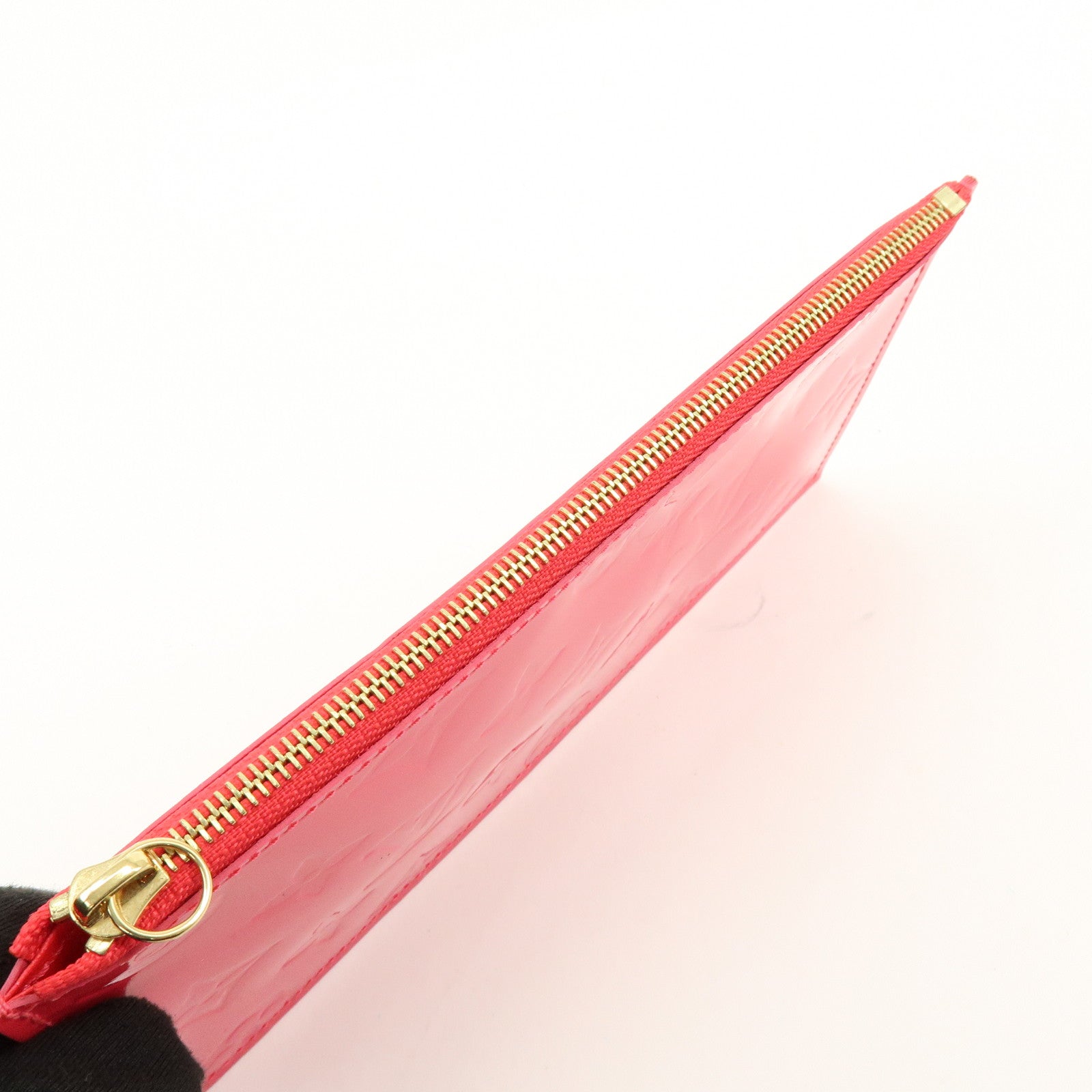 Louis Vuitton Monogram Vernis Leather Pochette Felicie Pink M61787