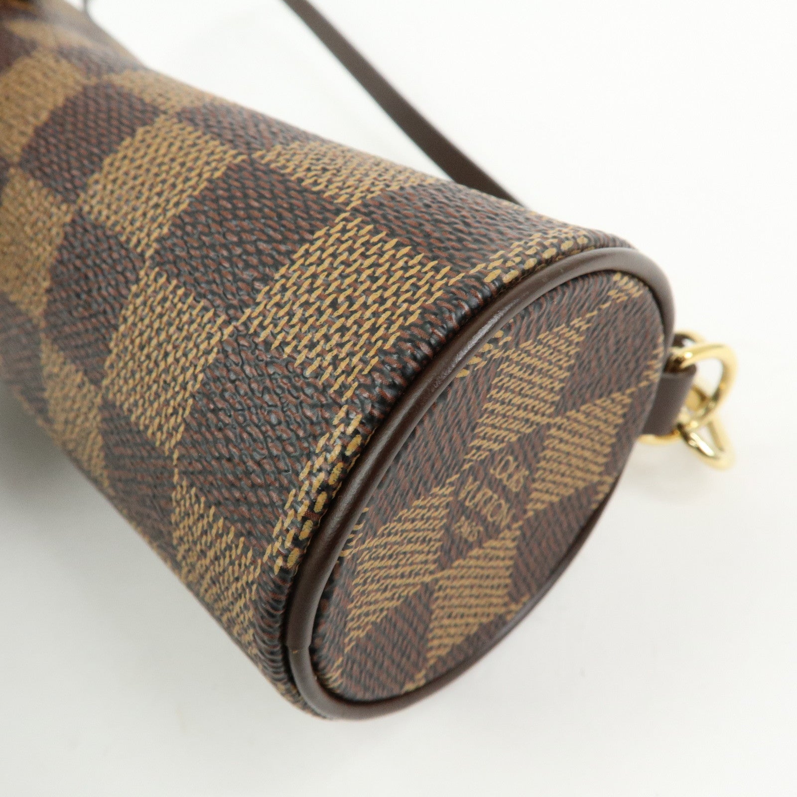 Louis Vuitton Damier Ebene Mini Pouch for Papillon Bag Brown