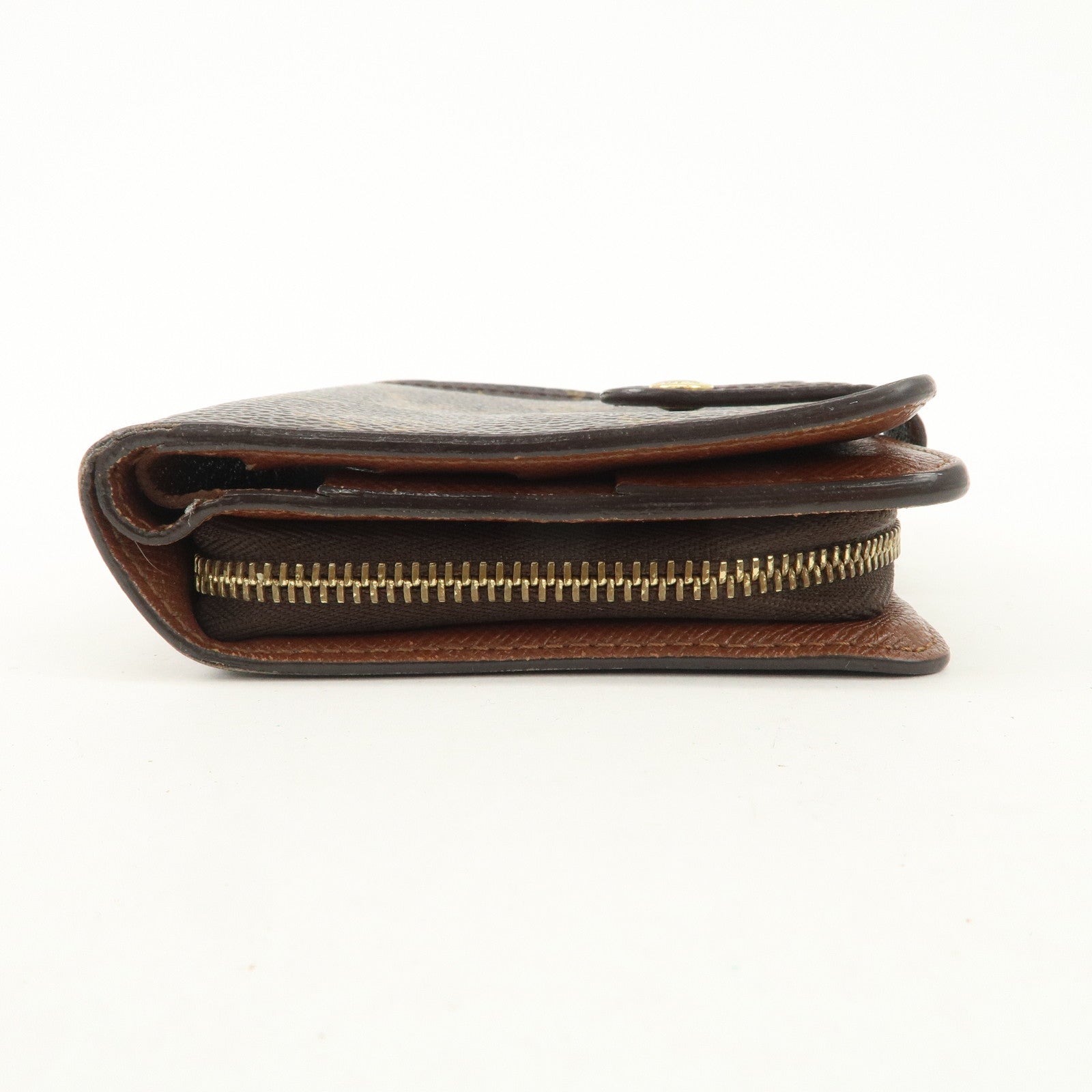 Louis Vuitton Louis Monogram Compact Small Zippy Wallet M61667 Used