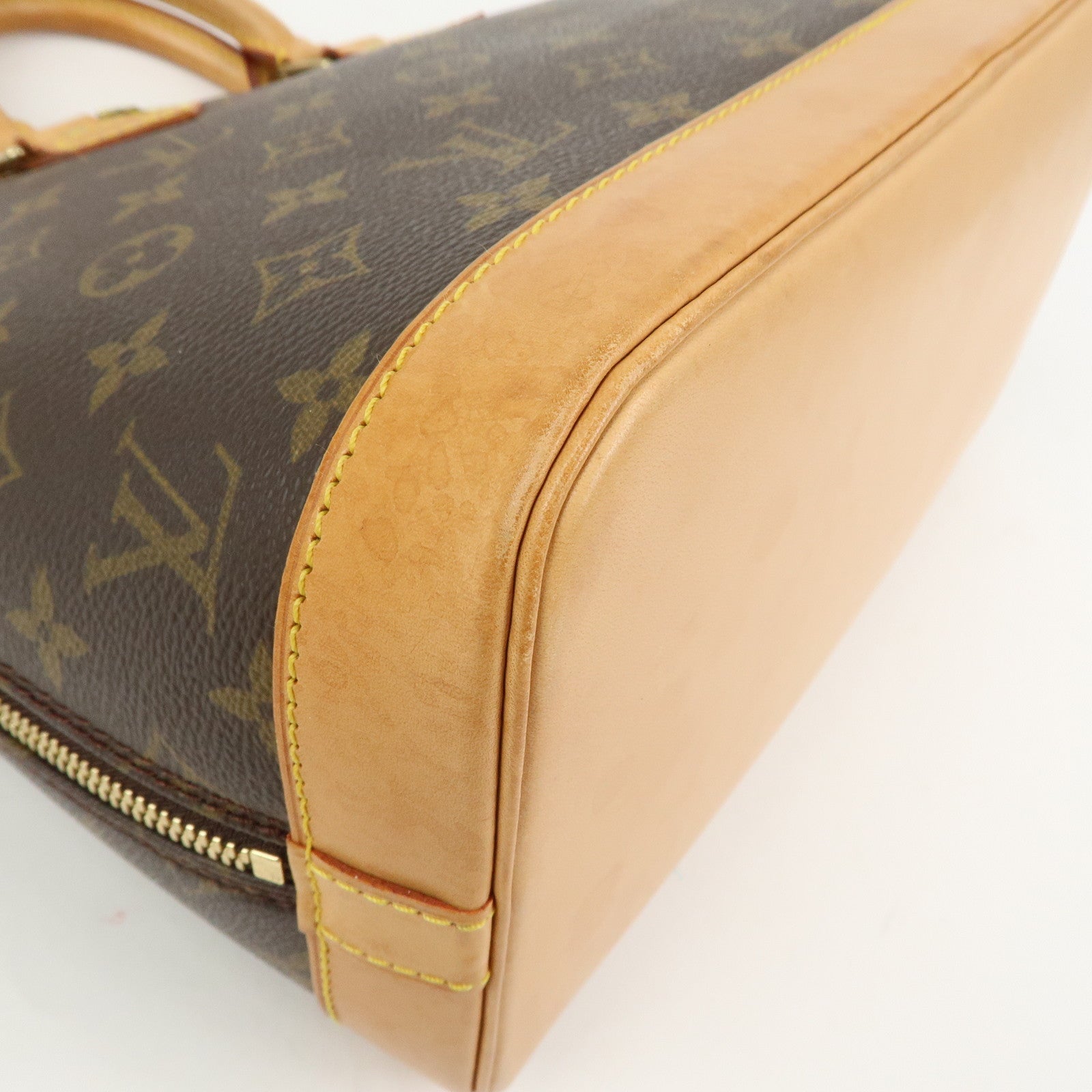 Louis Vuitton Monogram Canvas Alma Hand Bag Brown M51130