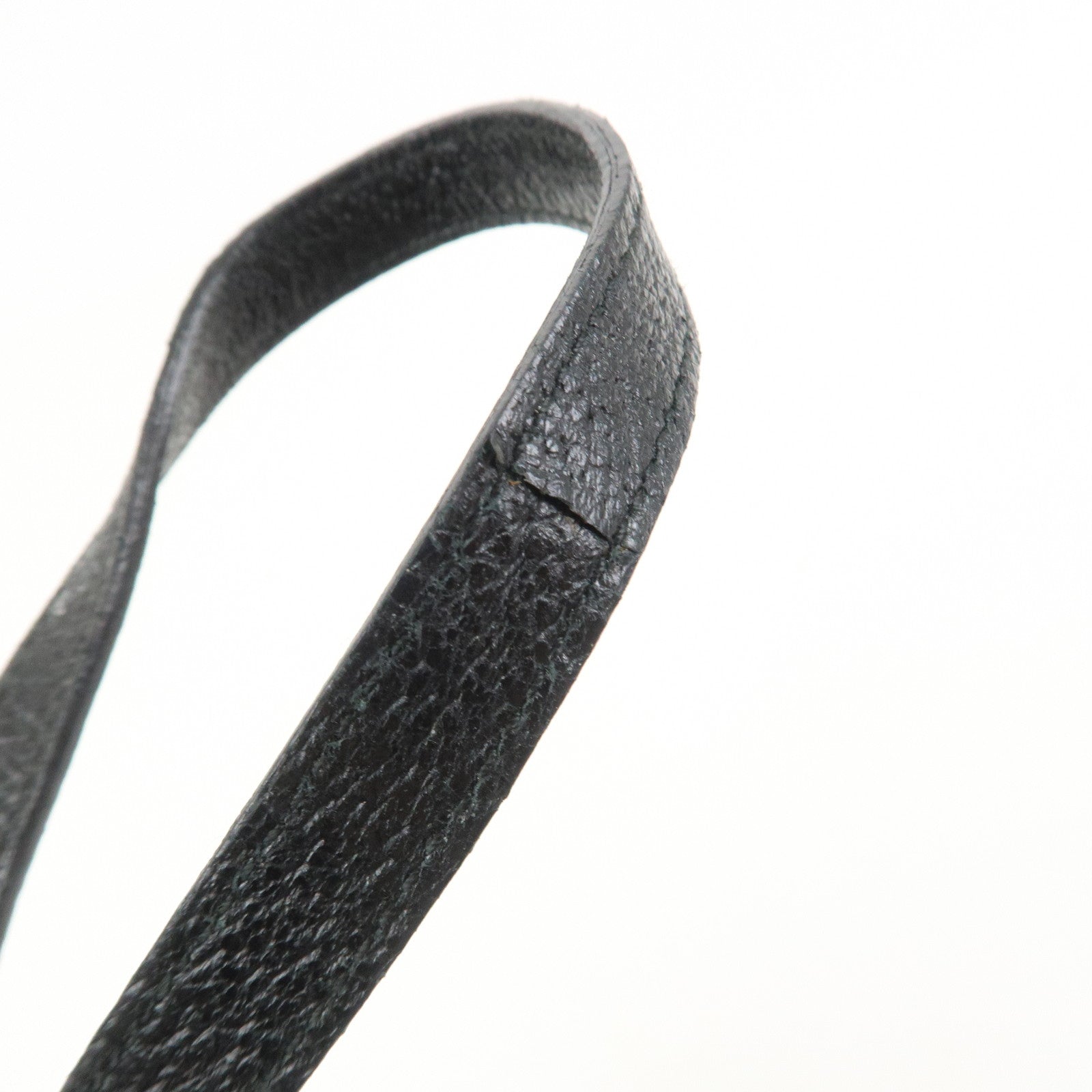 BVLGARI Logo B-Zero 1 Drum Leather Shoulder Bag Black