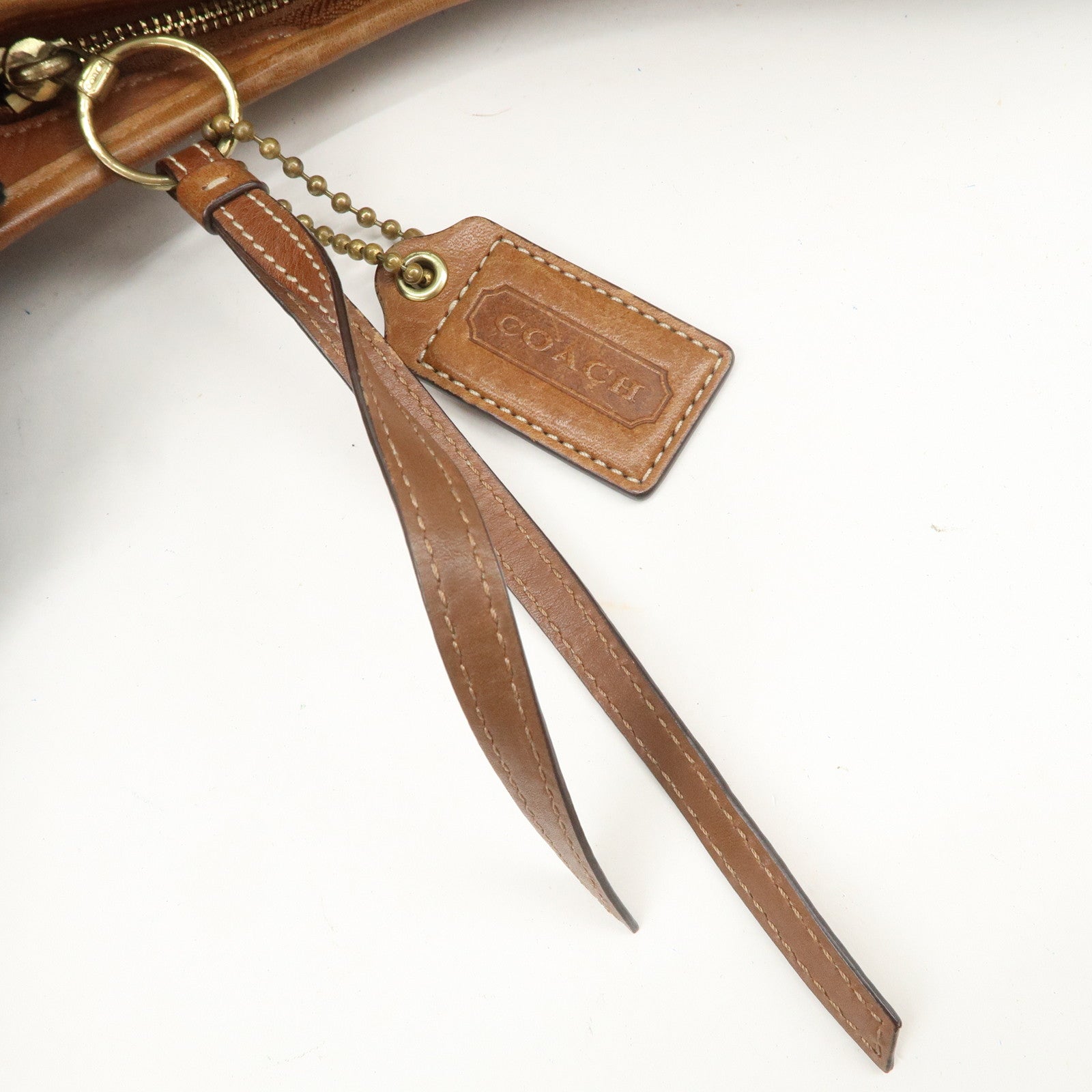 COACH Set of 3 Shoulder Bag Hand Bag Blue Brown