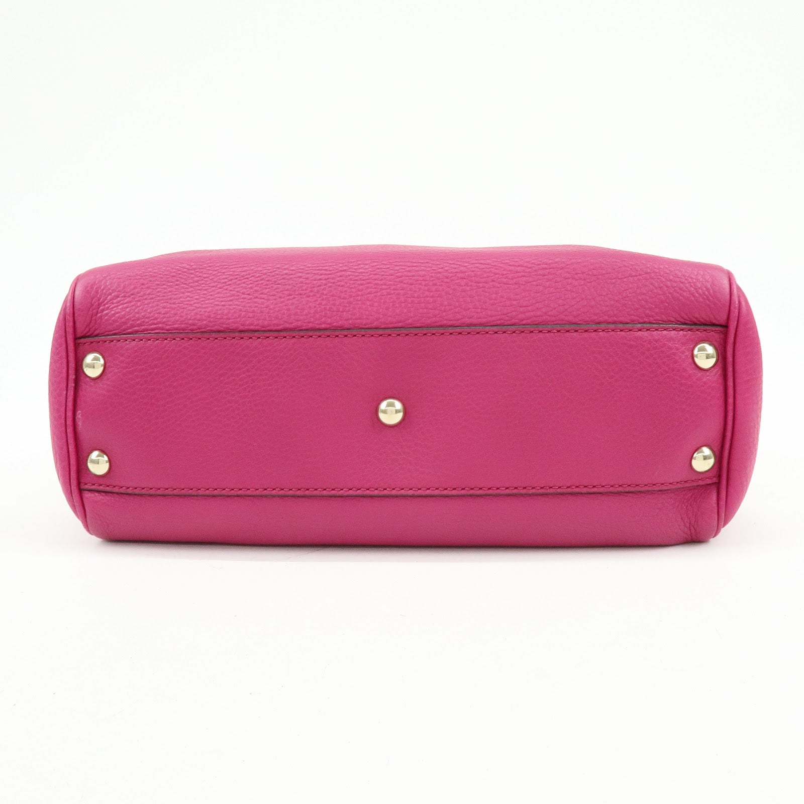GUCCI Bamboo Leather 2Way Bag Hand Bag Shoulder Bag Pink 336032