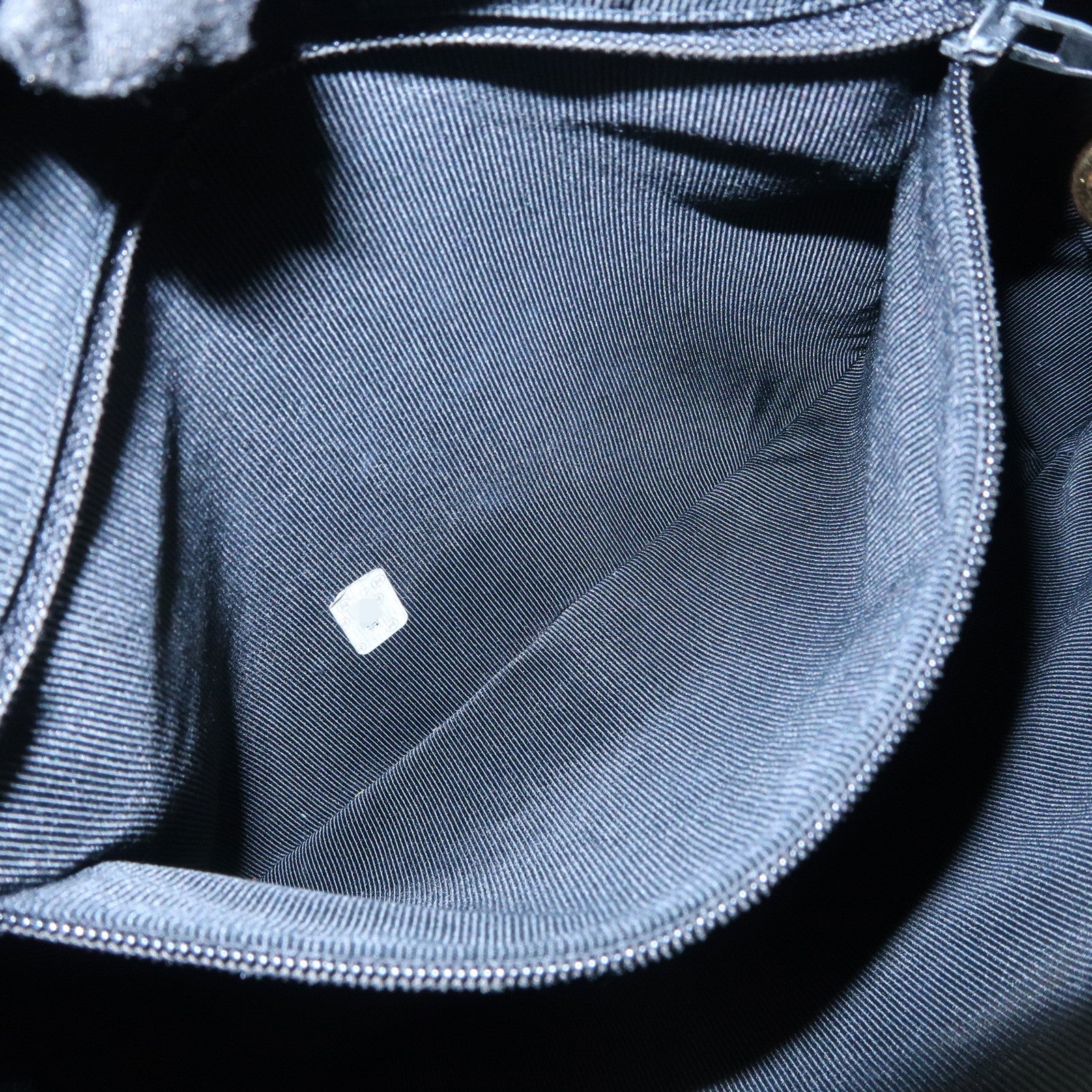 CHANEL Triple COCO Mark Caviarskin Chain Shoulder Bag Black