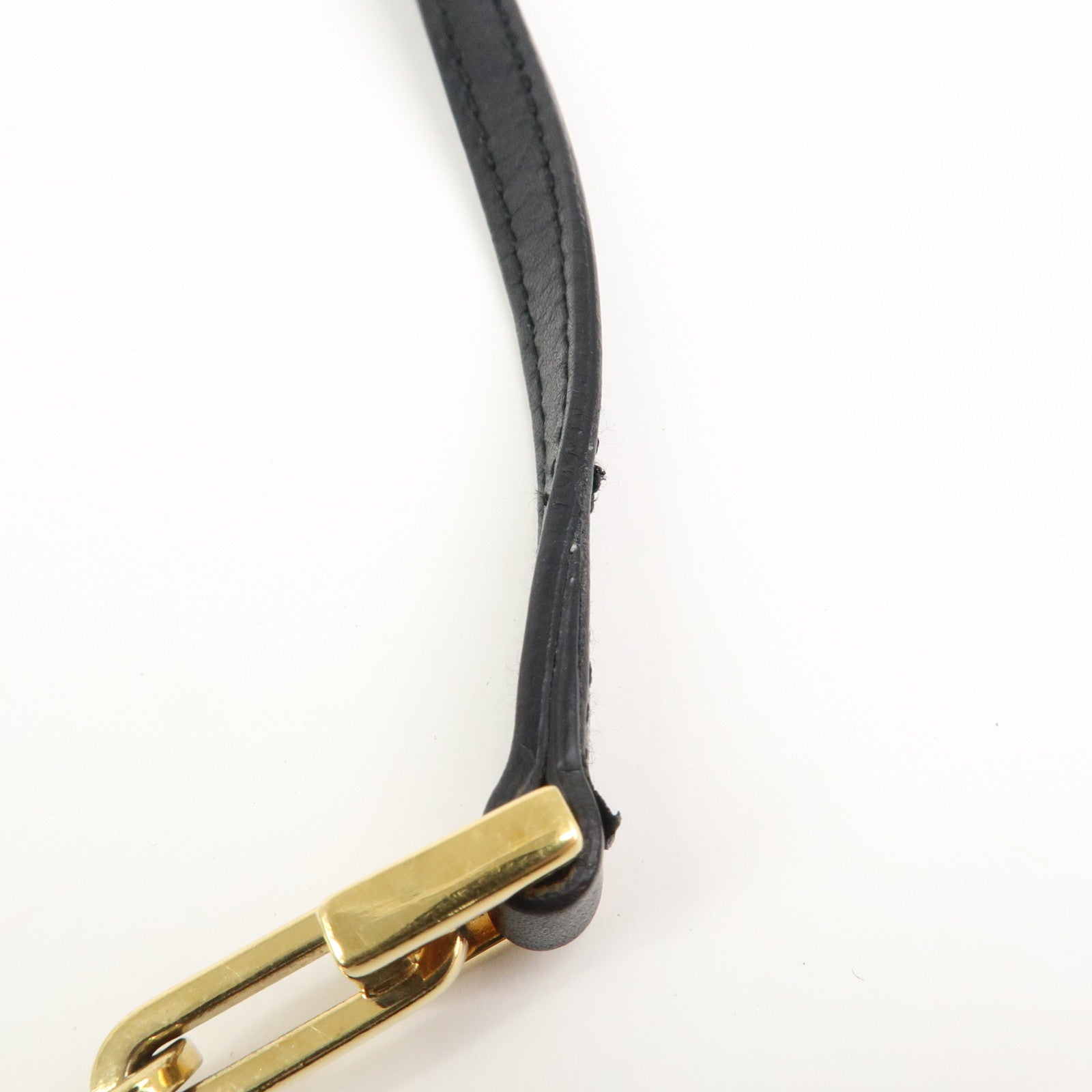 GUCCI Tiger Head GG Canvas Leather Chain Shoulder Bag 001.4113