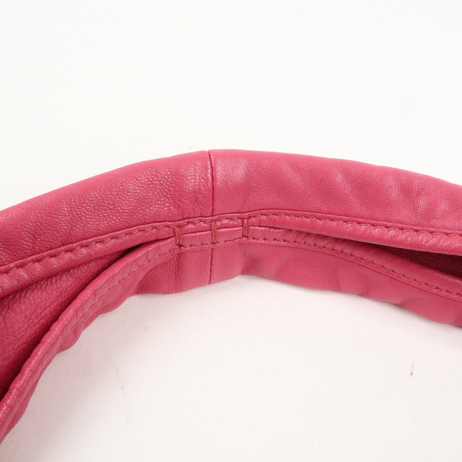LOEWE Anagram Nappa Leather Viento 30 One Shoulder Bag Pink