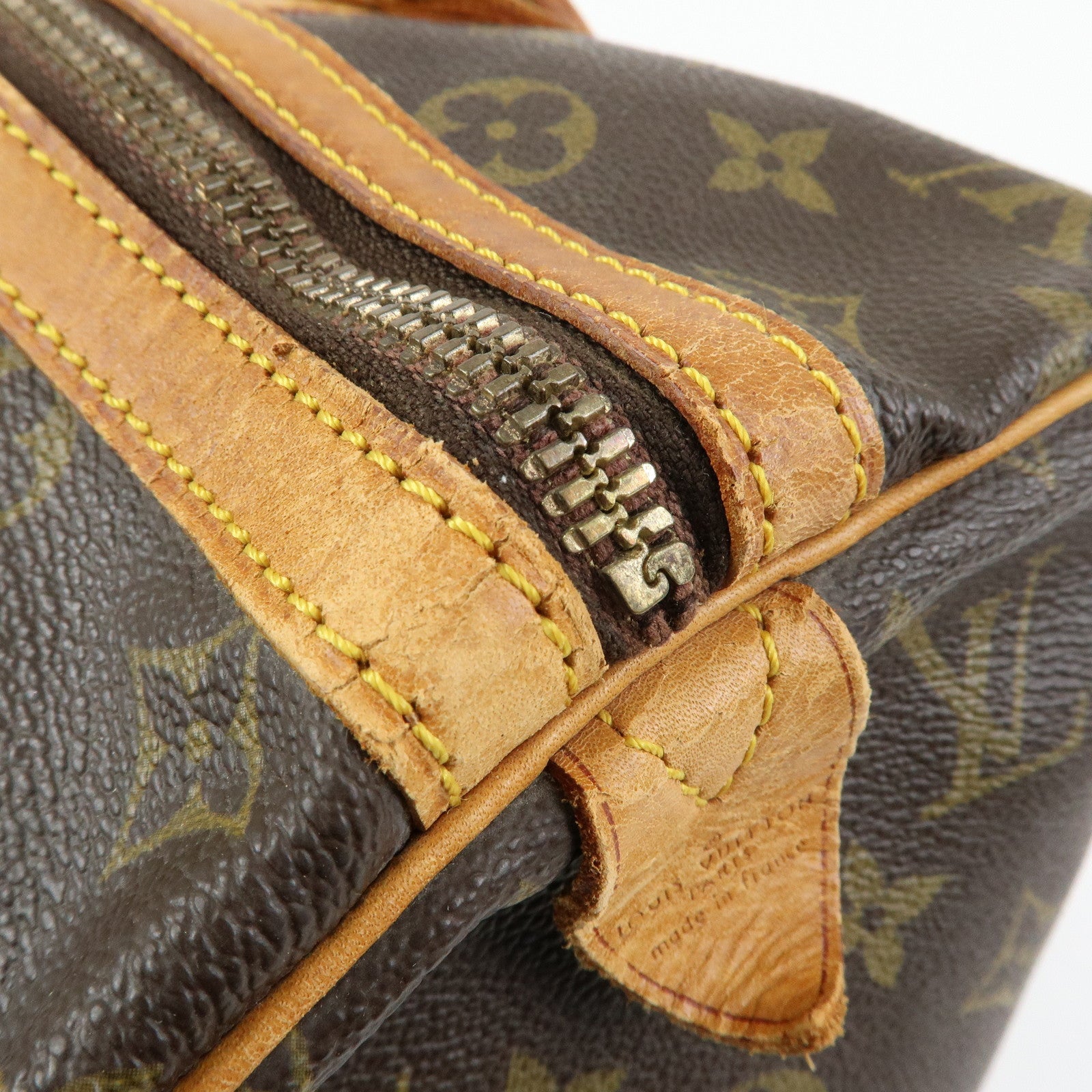 Louis Vuitton Monogram Sac Souple 35 Boston Bag Brown M41626