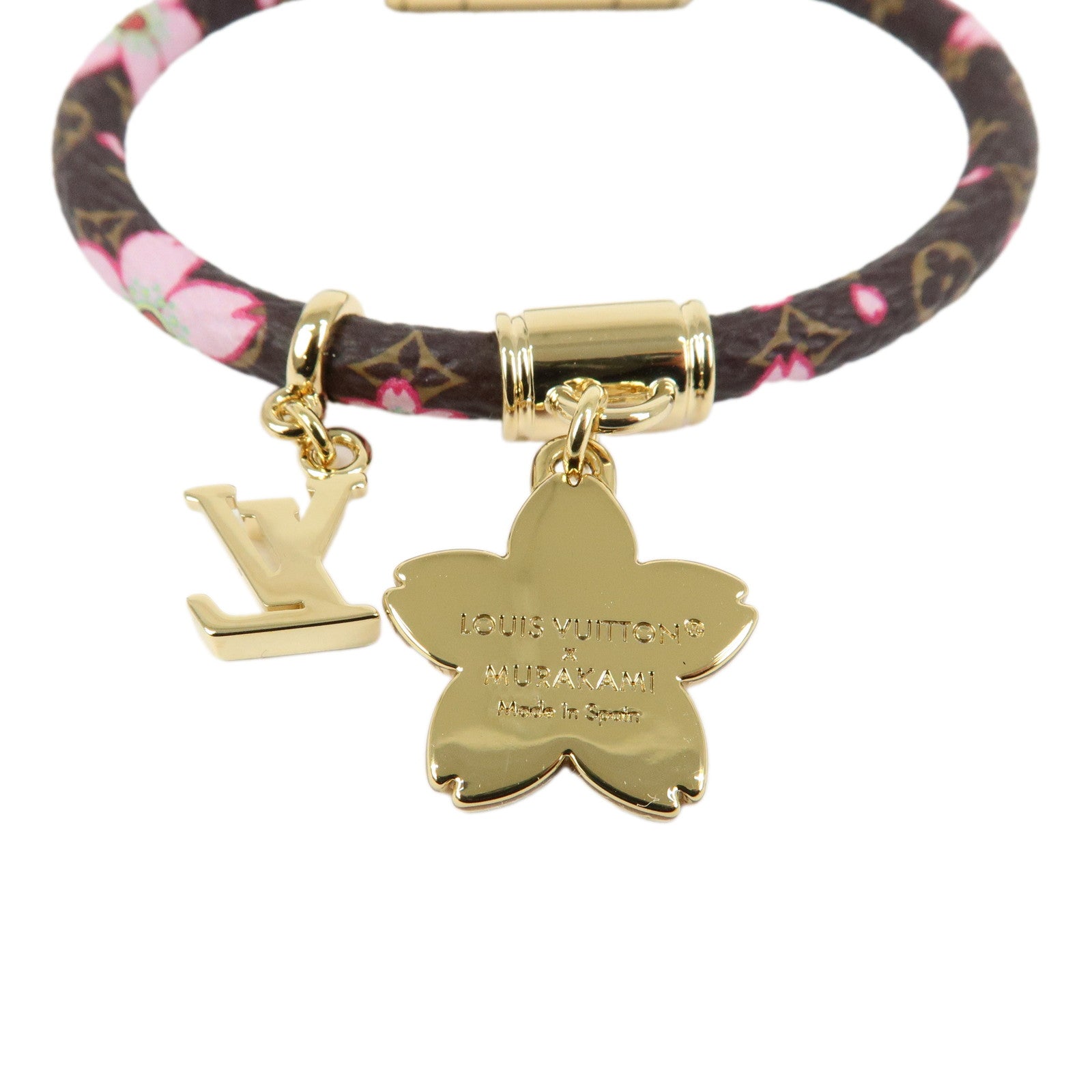 Louis Vuitton LVxTM Monogram Cherry Blossom Bracelet Brown M8978F