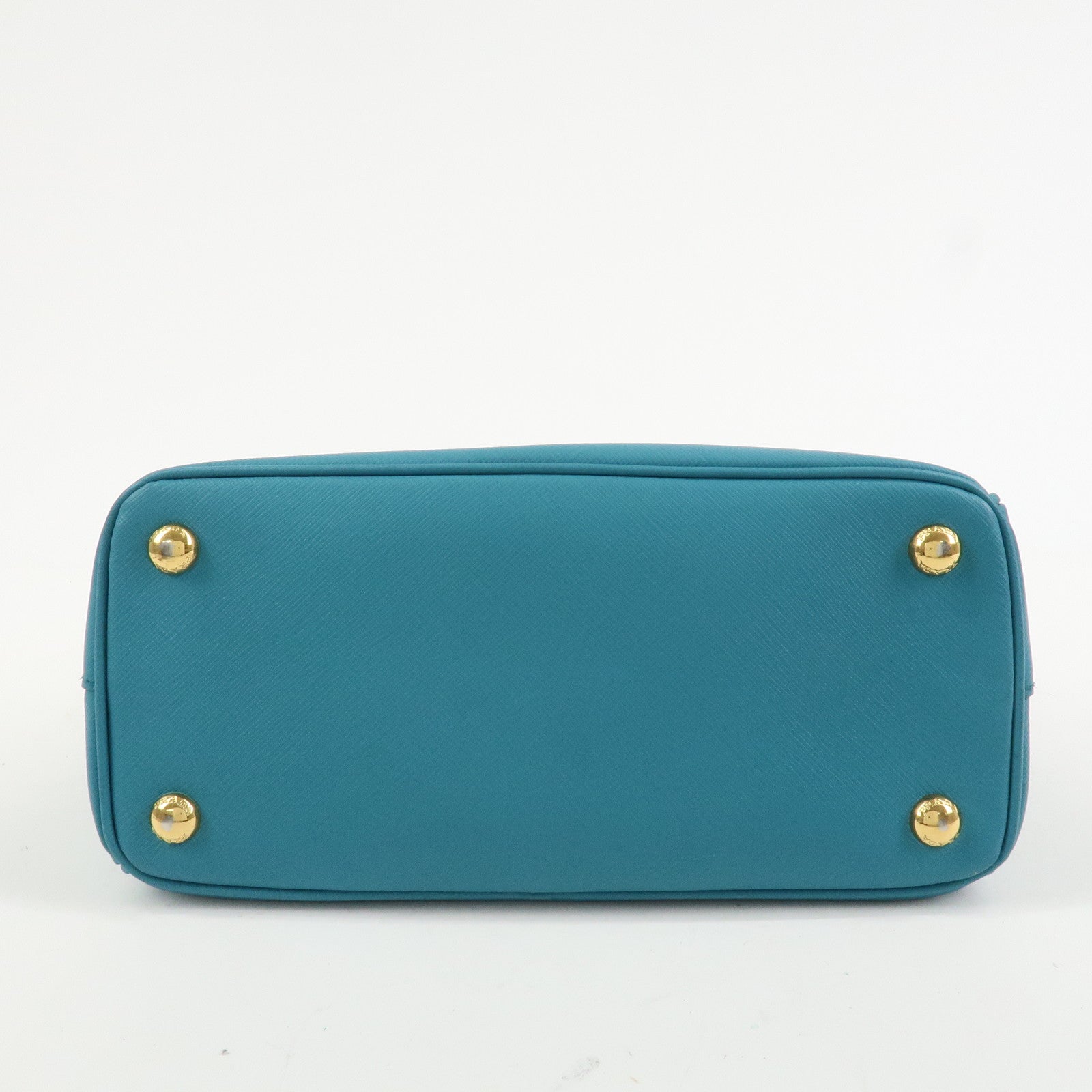 PRADA Galleria Saffiano Lux Leather 2Way Bag Hand Bag Blue BN2402