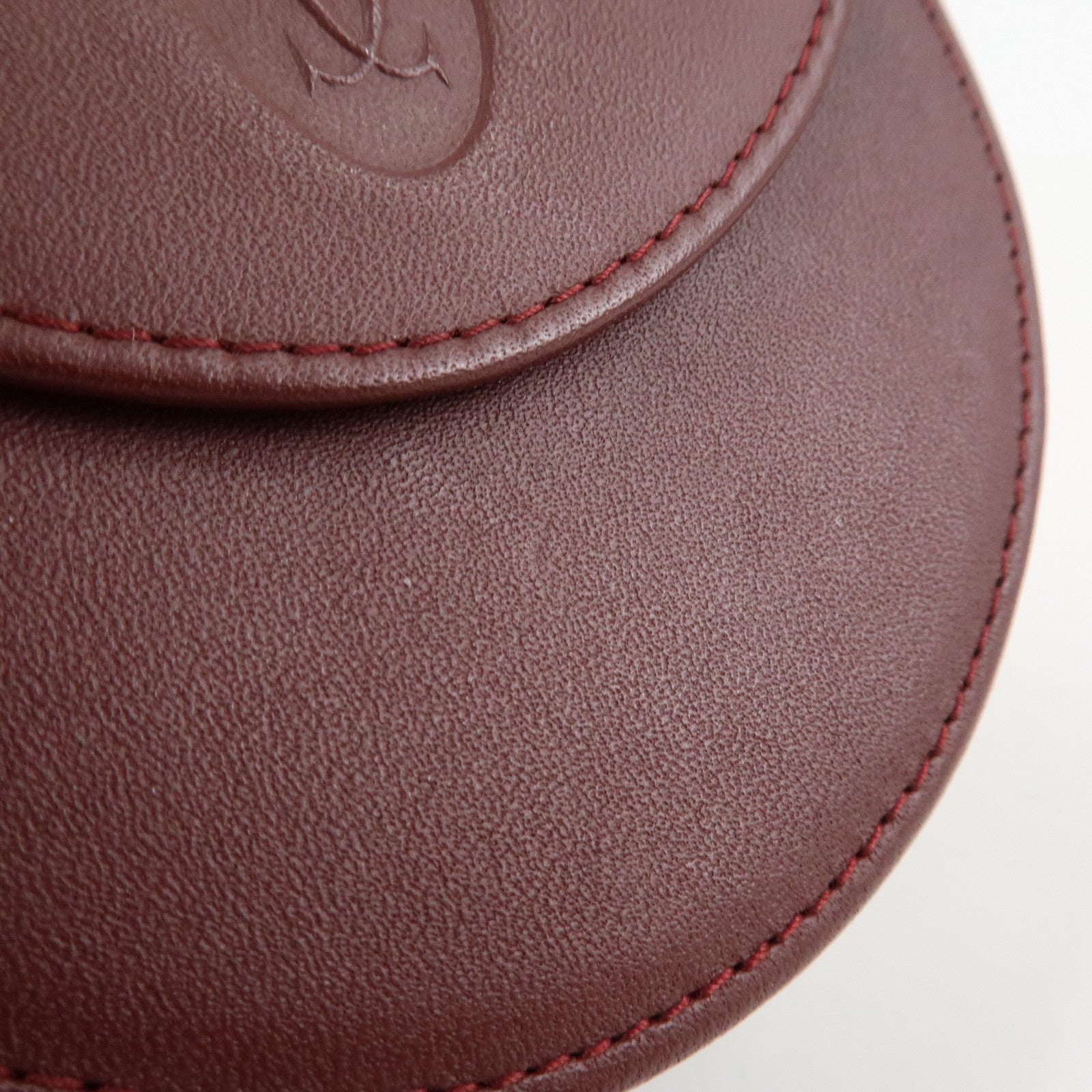 Cartier Must de Cartier Must Line Leather Coin Case L3000123 Used