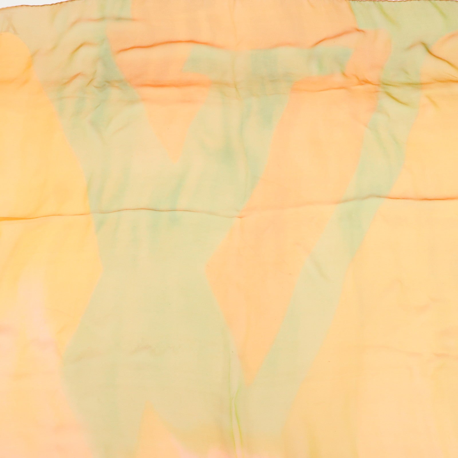 Louis Vuitton Silk 100% 90テ・0 Gradation Scarf Orange Green