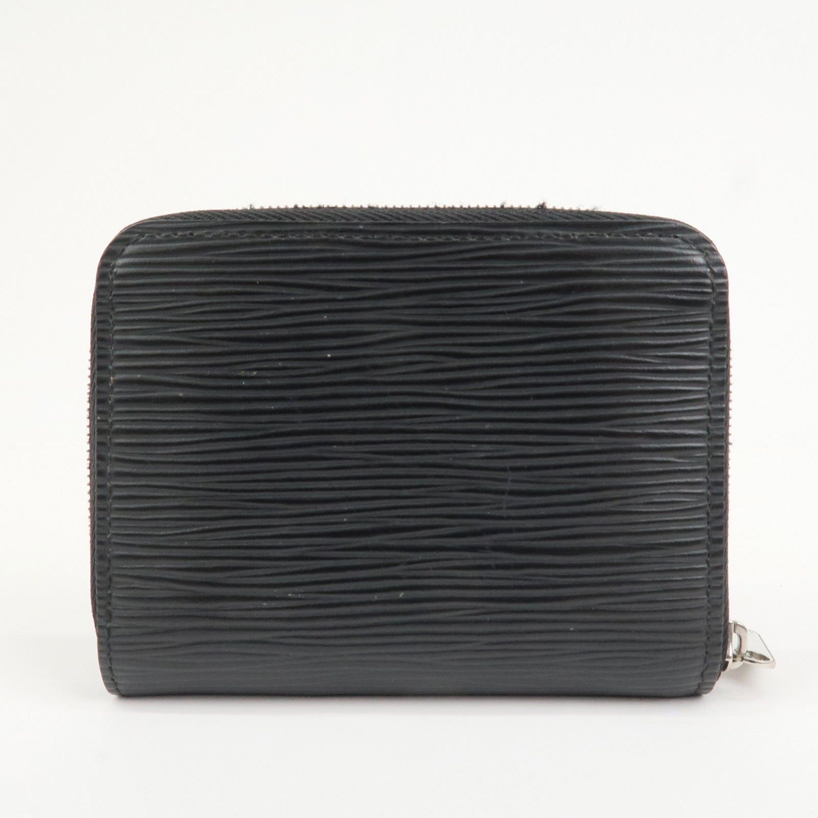 Louis Vuitton Epi Leather Zippy Coin Case Wallet Noir M60152