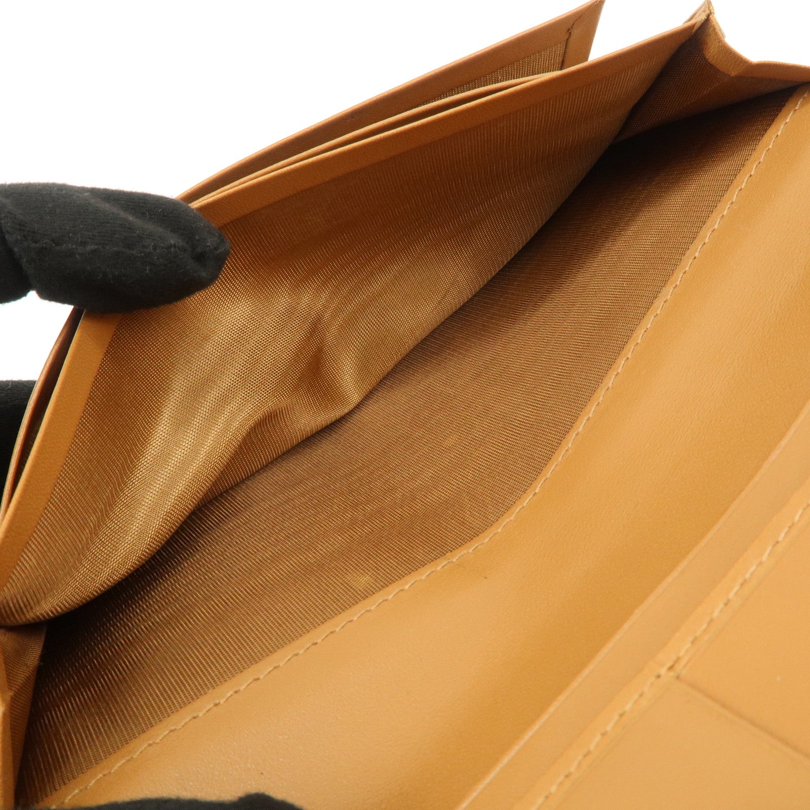 CELINE Macadam PVC Leather Long Wallet Brown