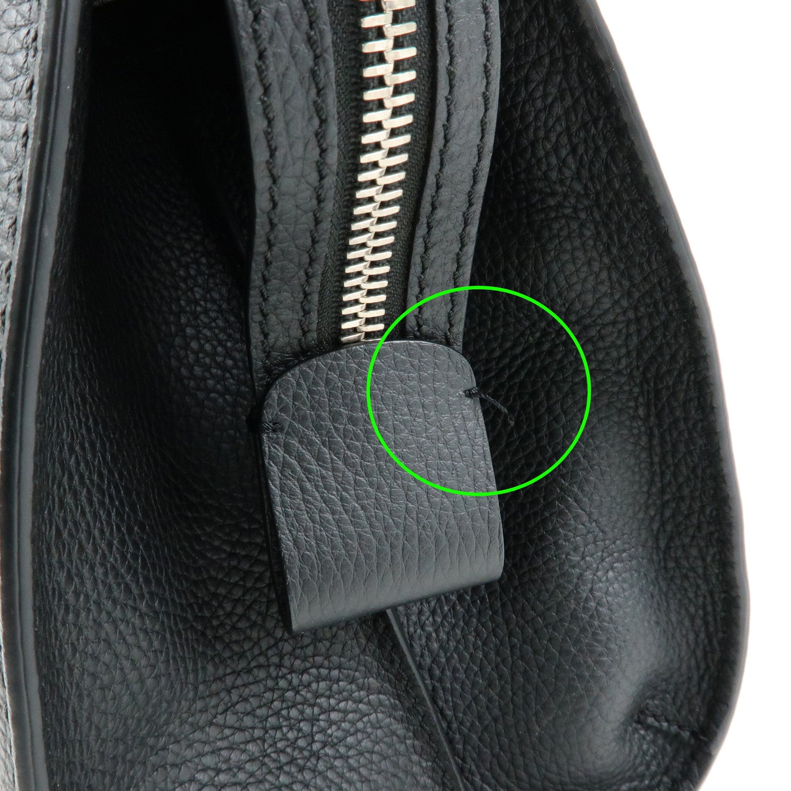 TOD’S Leather Tote Bag Hand Bag Black