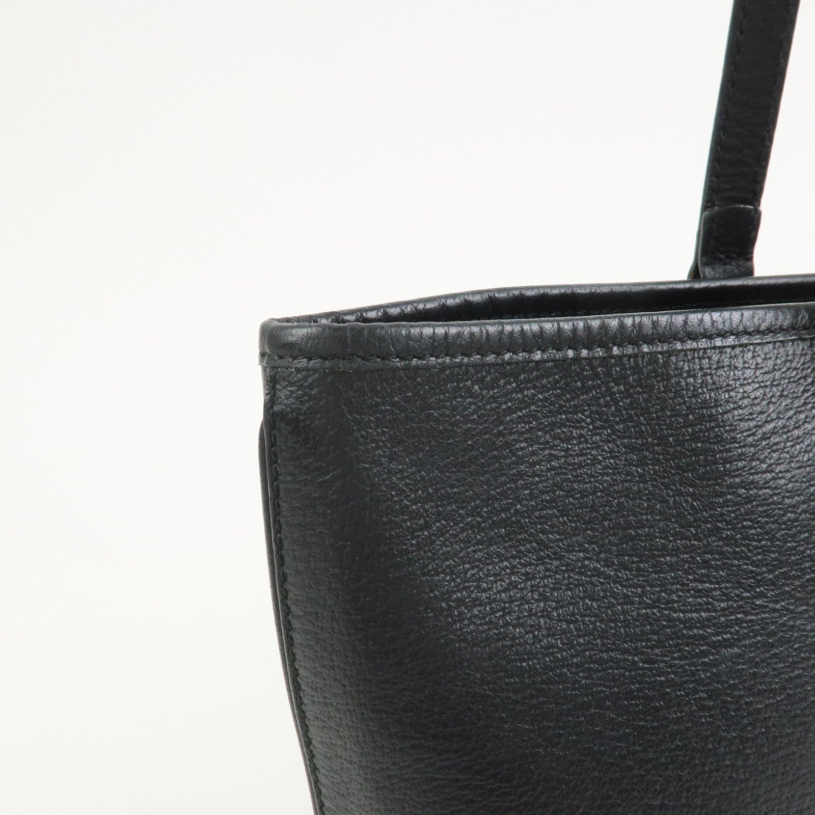 GUCCI GG Marmont Leather Tote Bag Shoulder Bag Black 765043