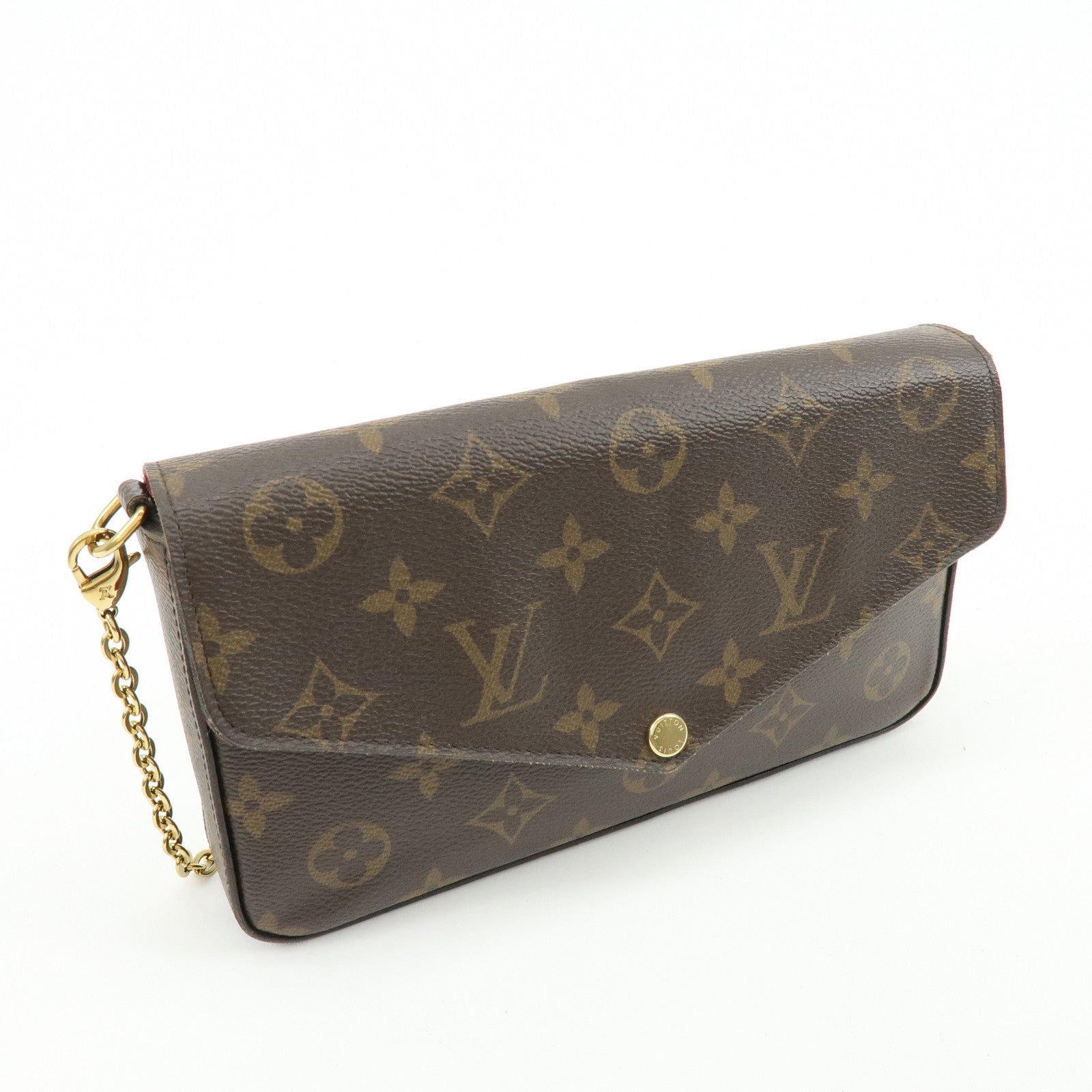 Louis Vuitton Monogram Pochette Felicie Shoulder Bag Brown M61276