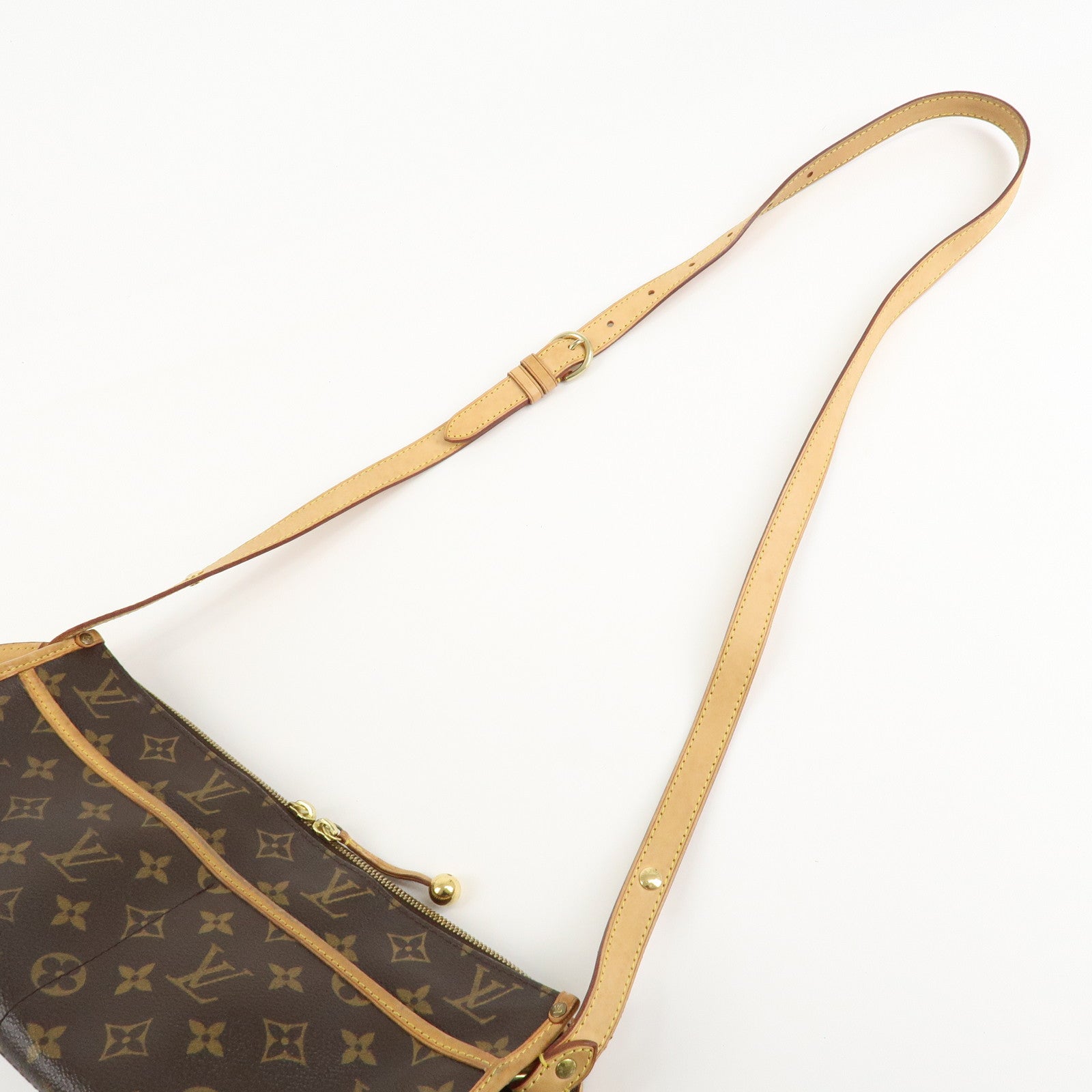 Louis Vuitton Monogram Popincourt Long Shoulder Bag Brown M40008 Used