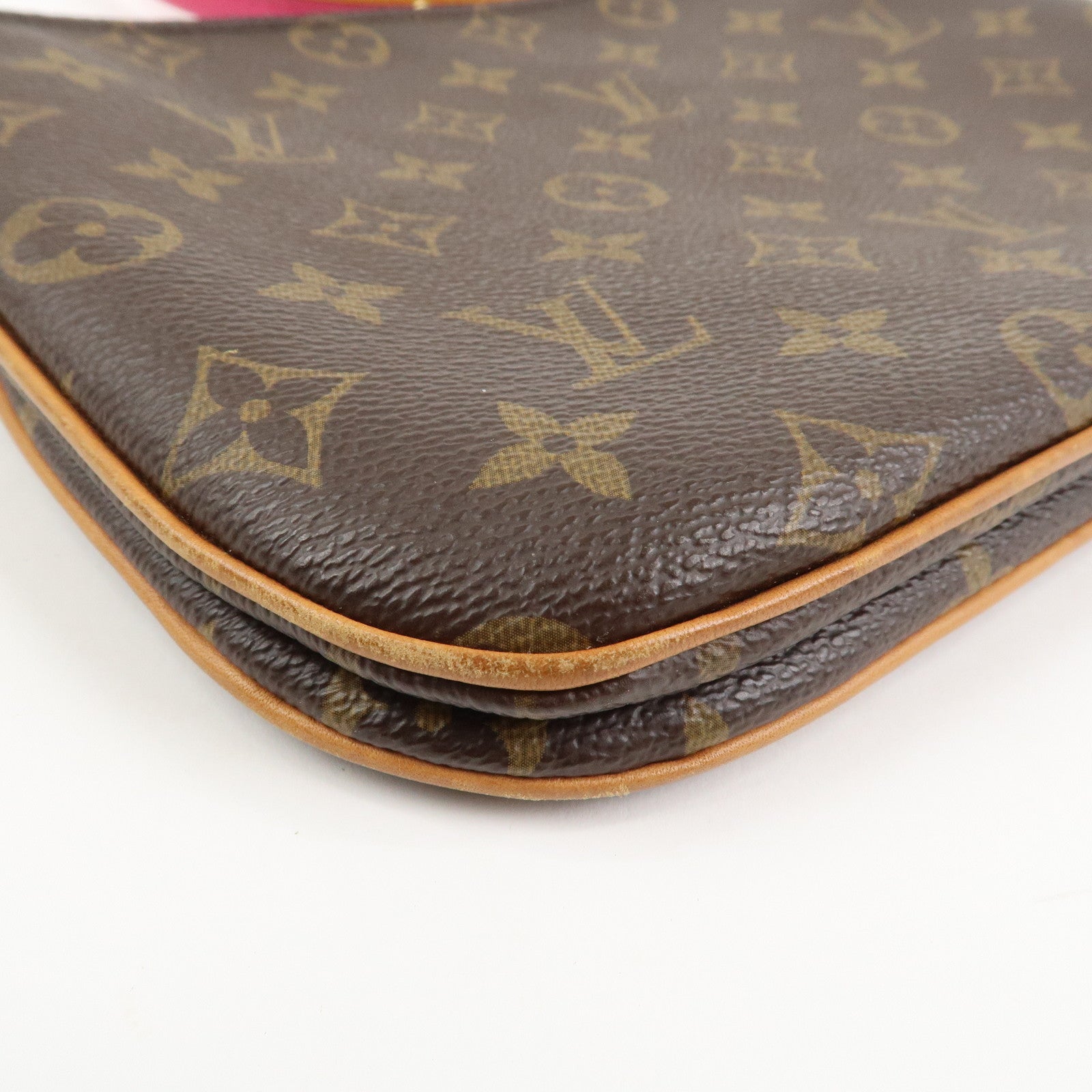 Louis Vuitton Monogram Canvas Lorette Shoulder Bag Hot Pink M44053