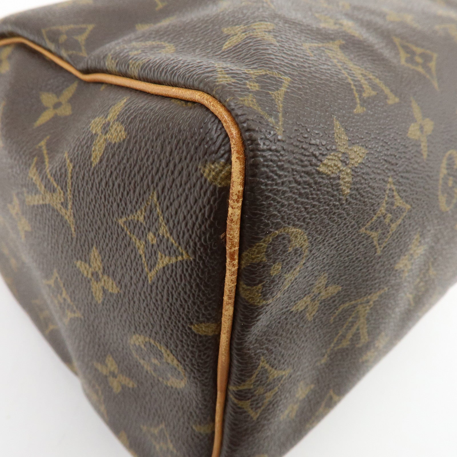 Louis Vuitton Monogram Speedy 25 Boston Bag Hand Bag Brown M41528