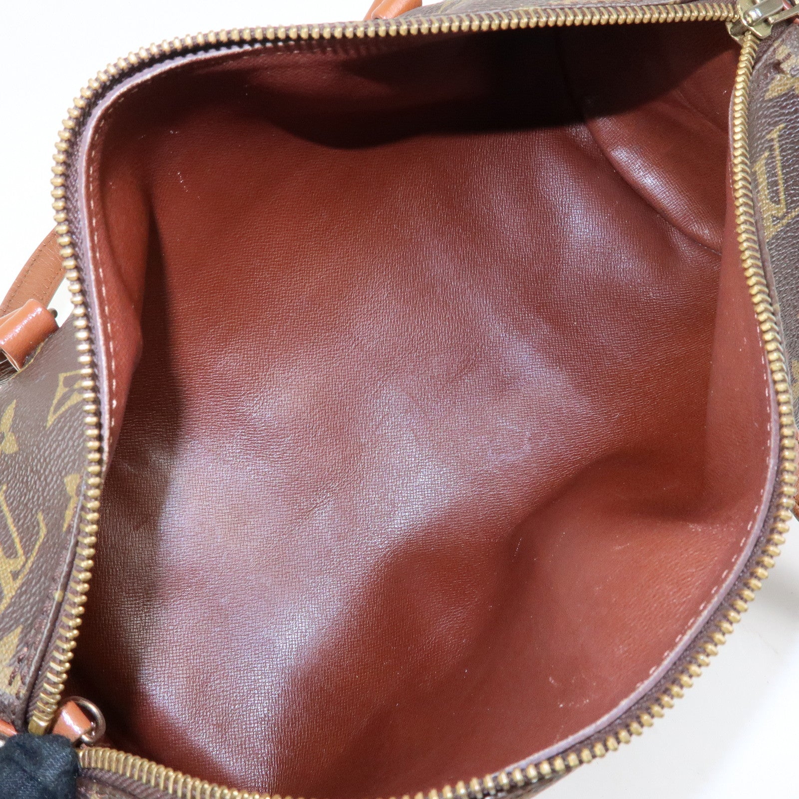 Louis Vuitton Monogram Papillon 30 Hand Bag Brown M51365