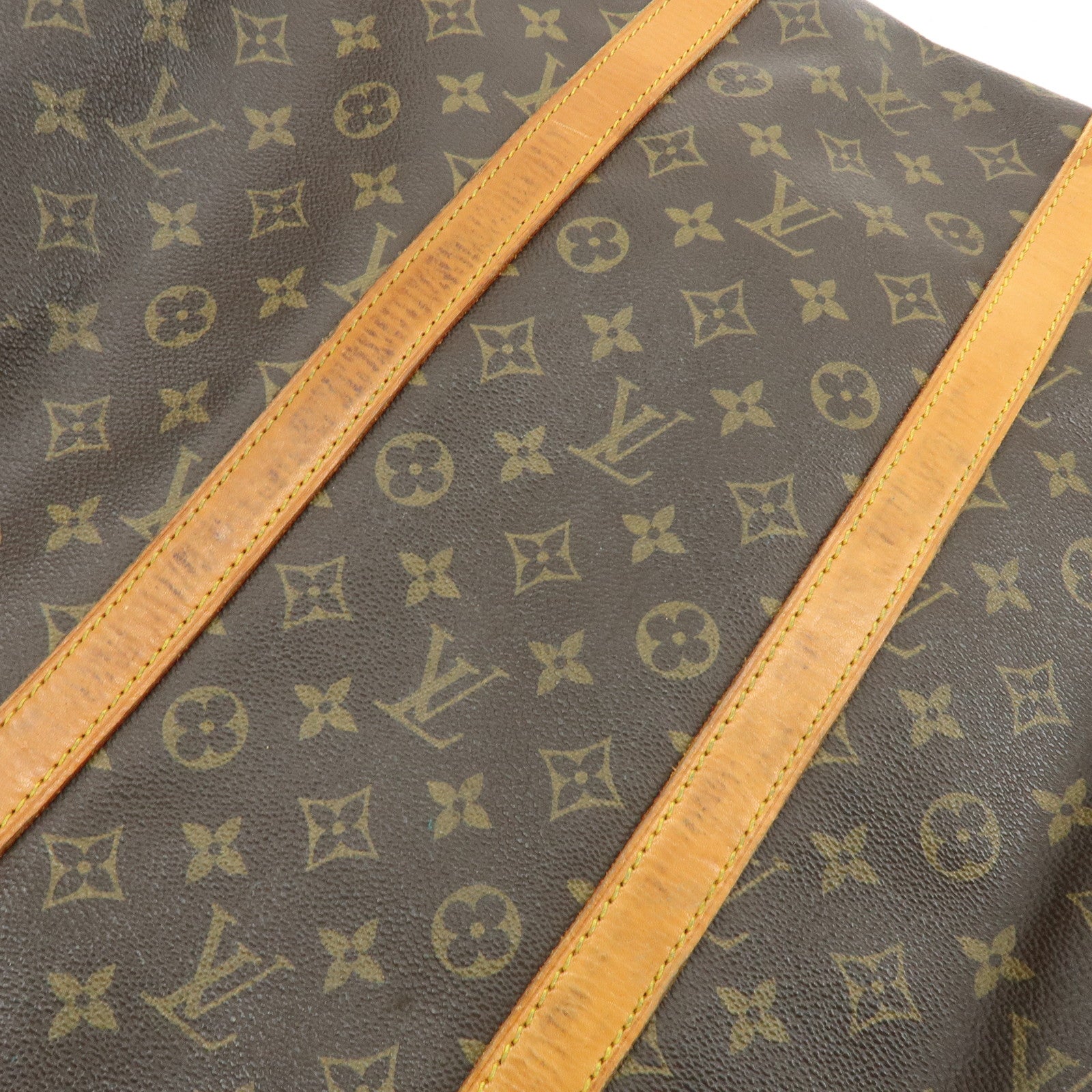 Louis Vuitton Monogram Keep All Bandouliere 55 Boston Bag M41414