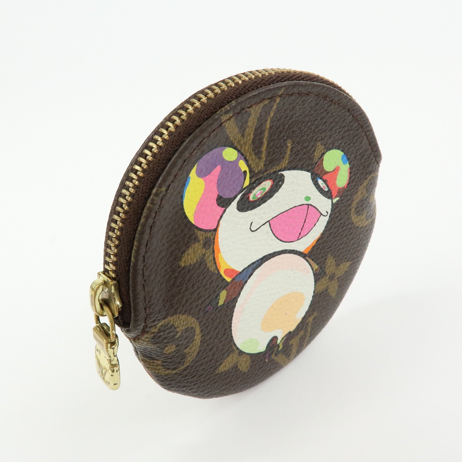 Louis Vuitton Porte-Monnaie Rond Monogram Panda Coin Case M61928