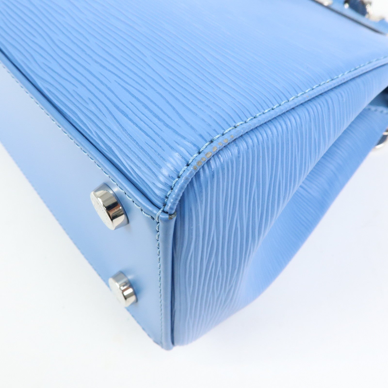 Louis Vuitton Epi Leather Brea MM 2Way Bag Hand Bag Blue