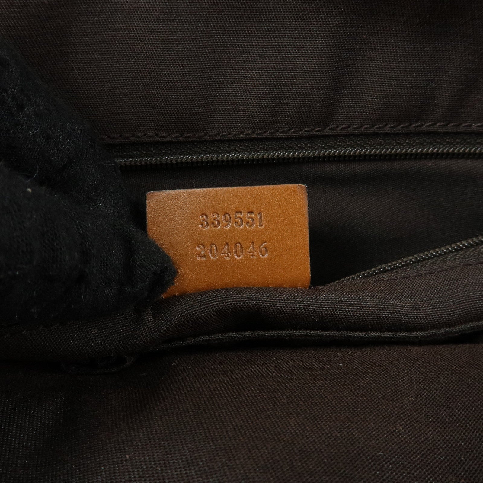 GUCCI Interlocking G Leather 2Way Hand Shoulder Bag Brown 341503