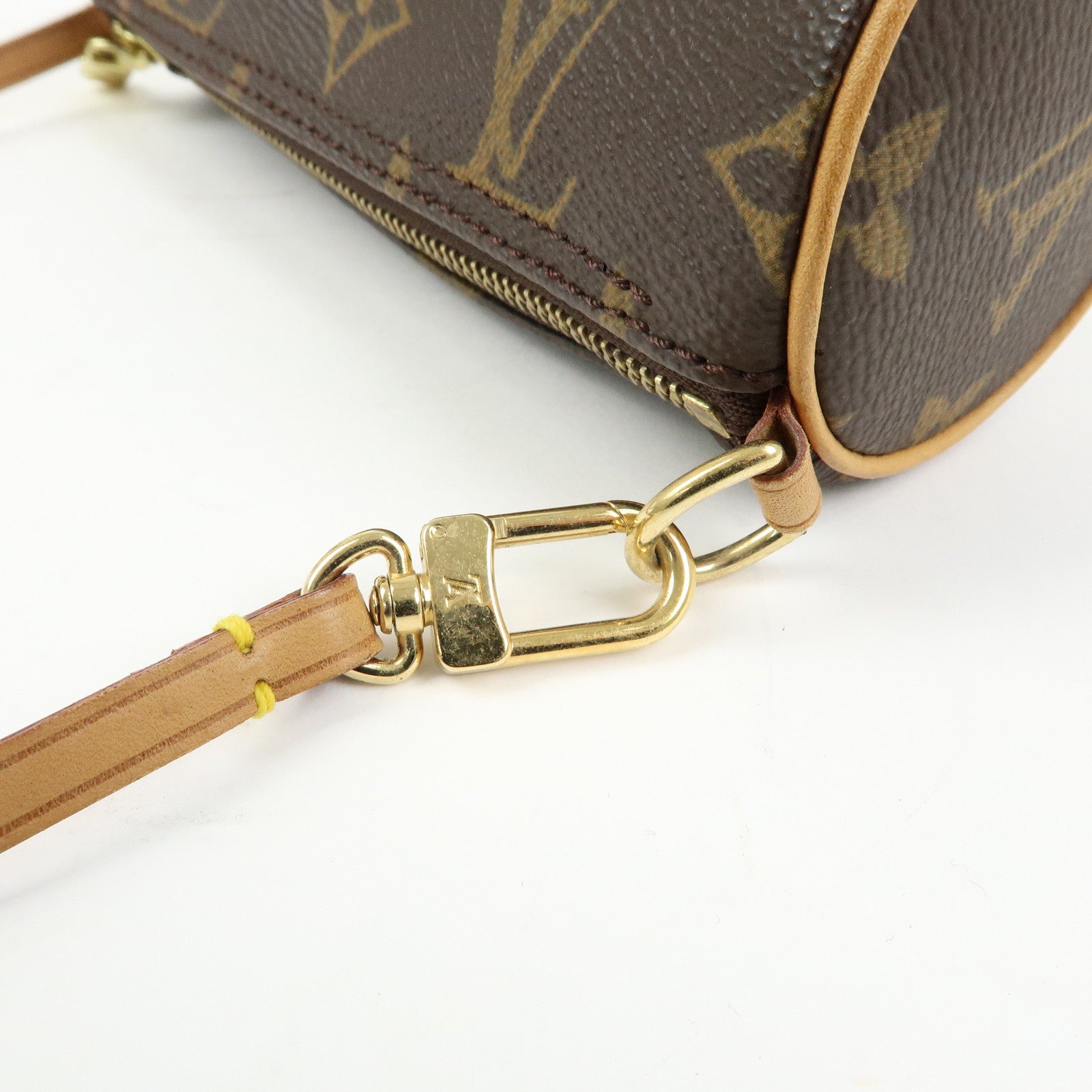 Louis Vuitton Monogram Canvas Leather Mini Pouch for Papillon Bag