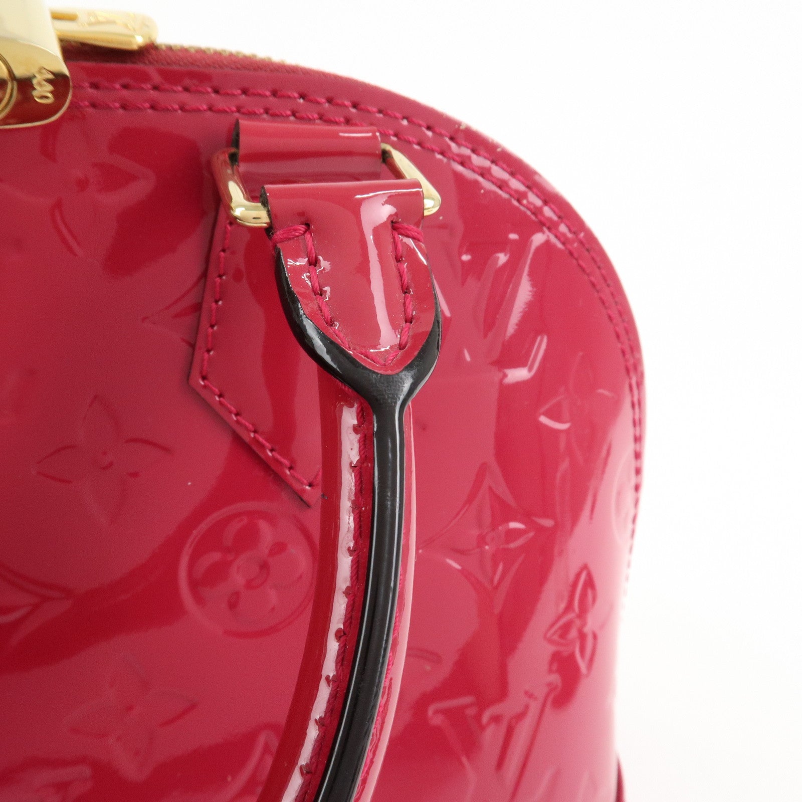 Louis Vuitton Monogram Vernis Alma BB 2Way Bag Rose Indien M91771