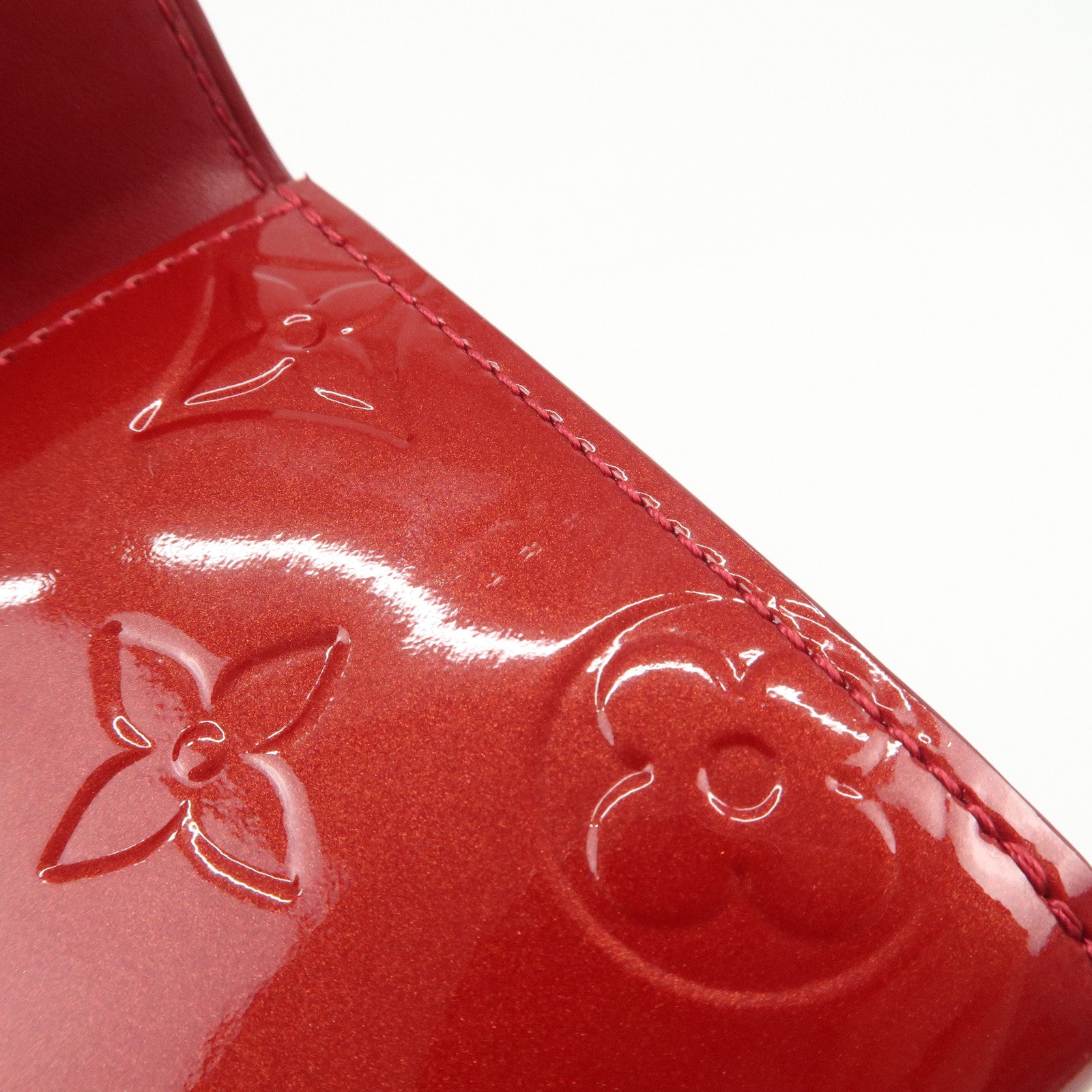 Louis Vuitton Monogram Vernis Ludlow Coin Case Pomme d'Amour M91978