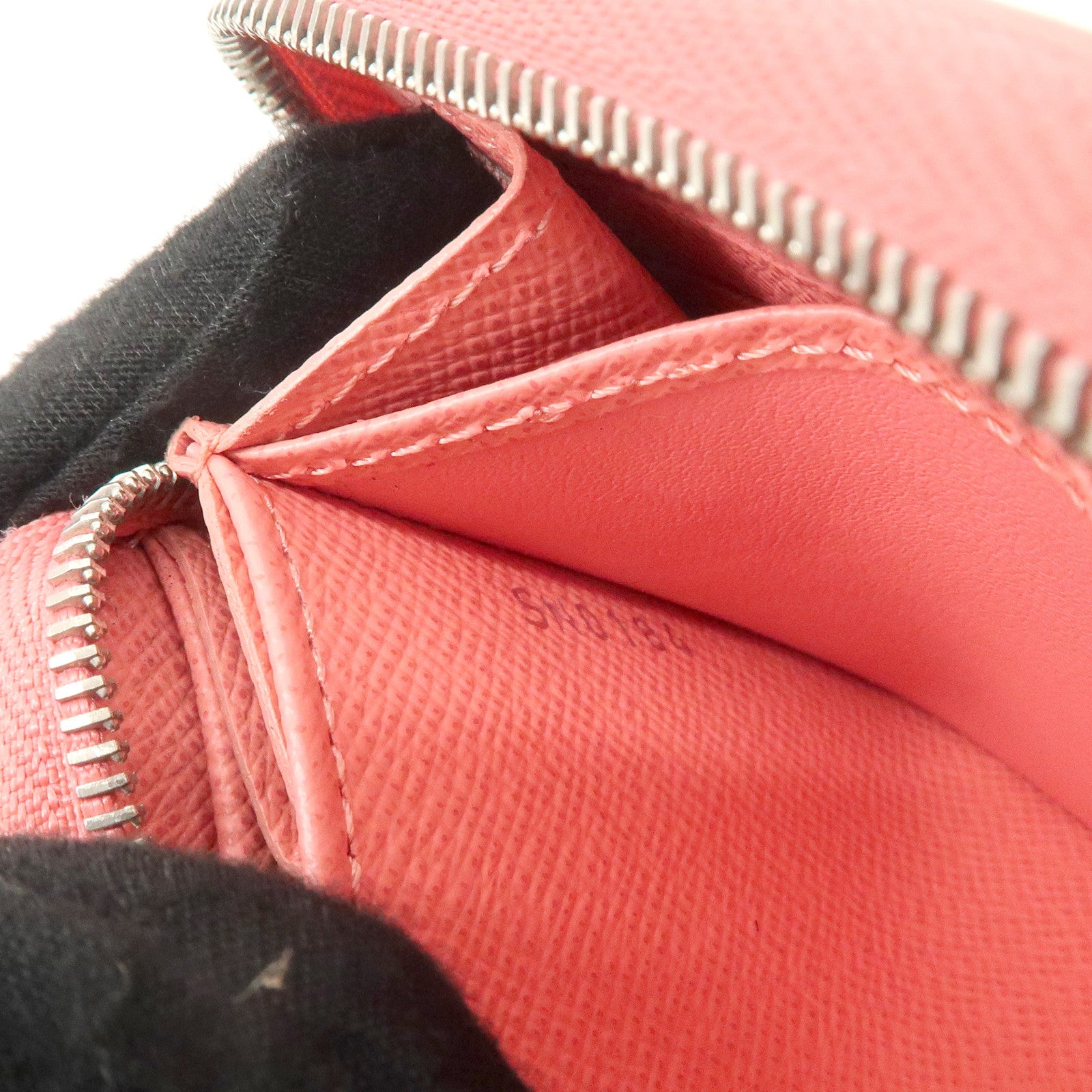 Louis Vuitton Epi Leather Zippy Coin Purse Corail M60593 Used