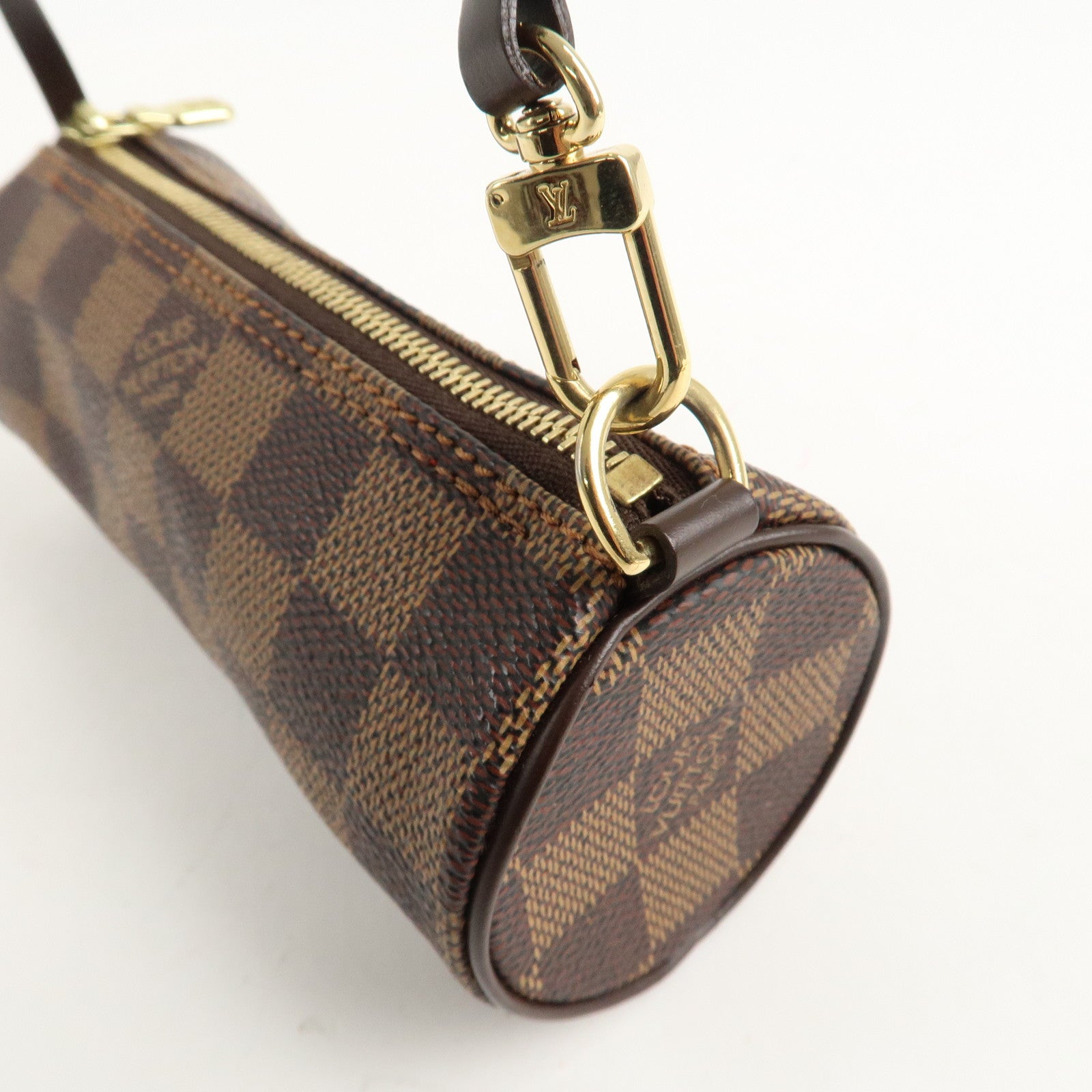 Louis Vuitton Damier Pouch for Papillon Mini Bag Damier Ebene Used