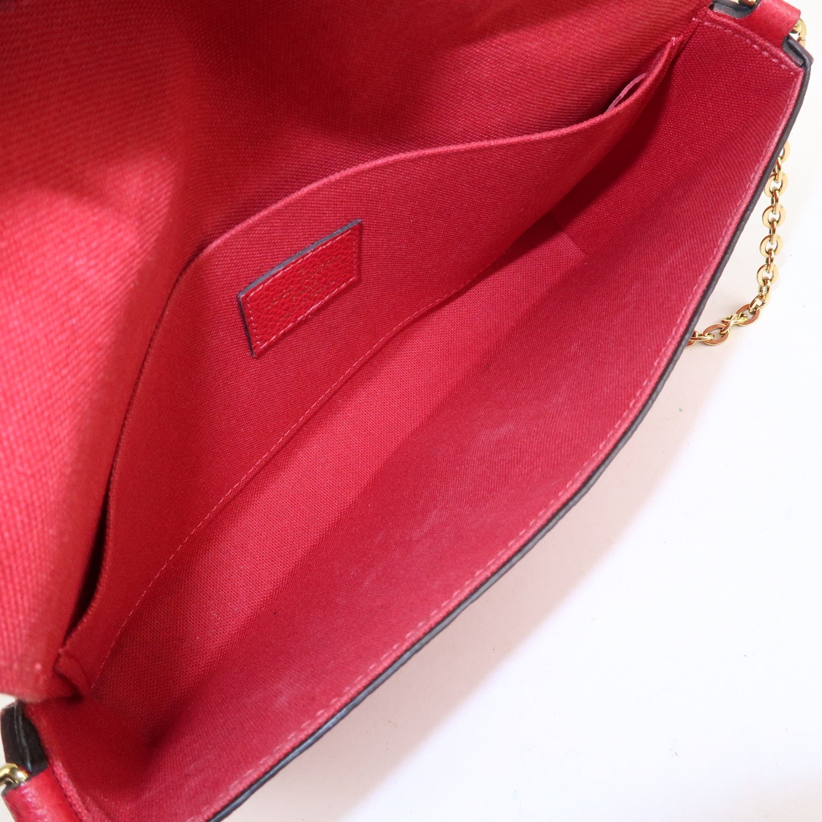 Louis Vuitton Monogram Empreinte Felicie Chain Shoulder Bag M63700 Used