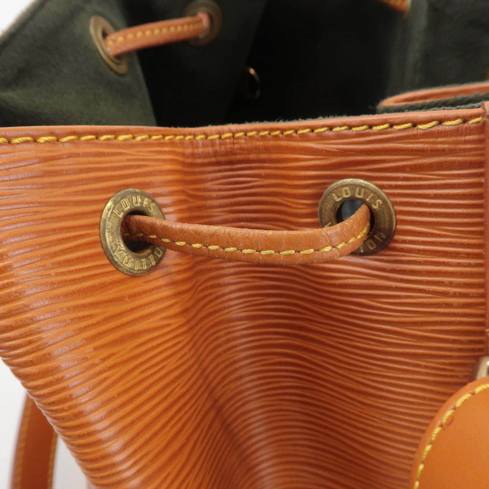 Louis Vuitton Epi Petit Noe Shoulder Bag Kenya Brown M44103 Used