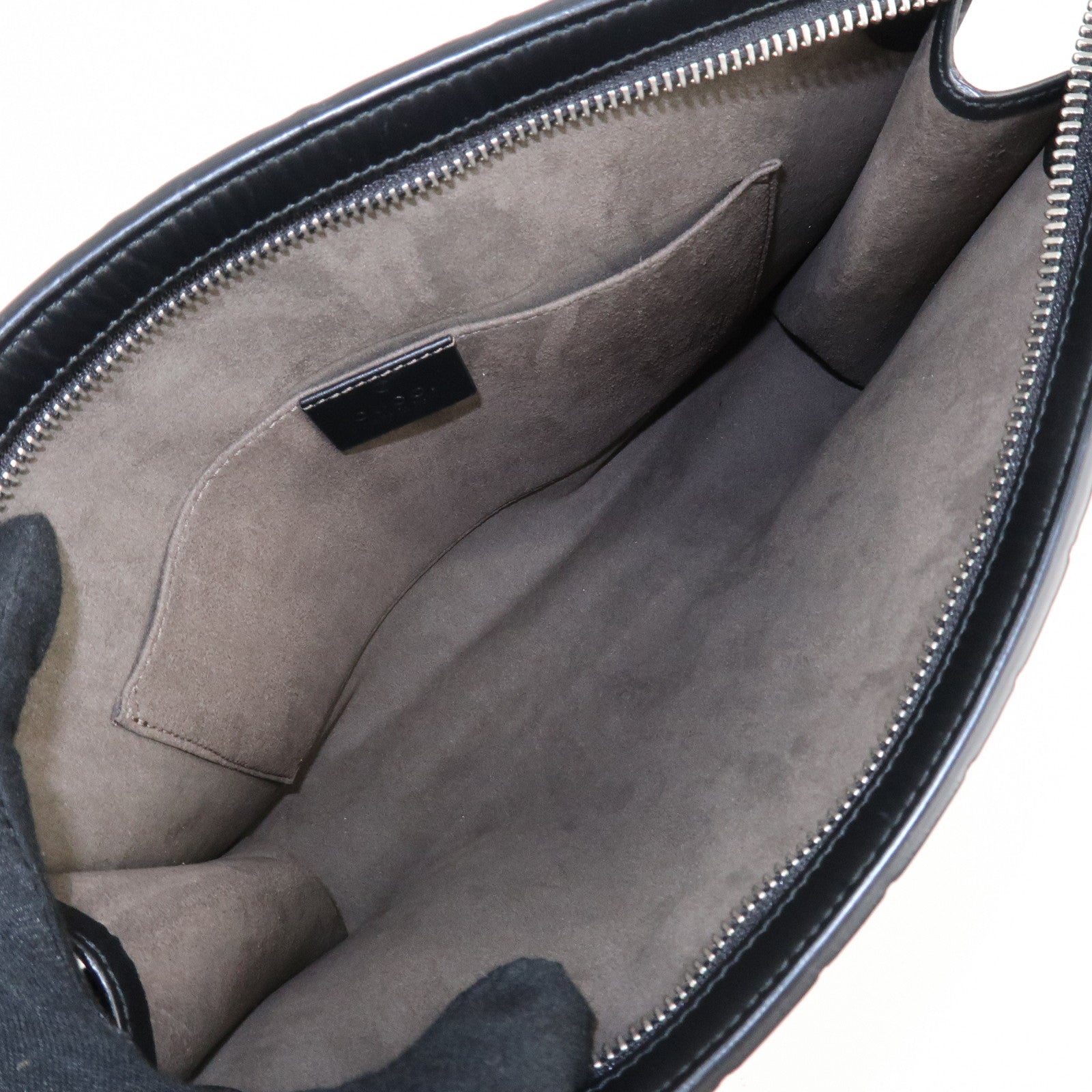 GUCCI Guccissima Sherry Guccissima Leather Clutch Bag 475316 Used