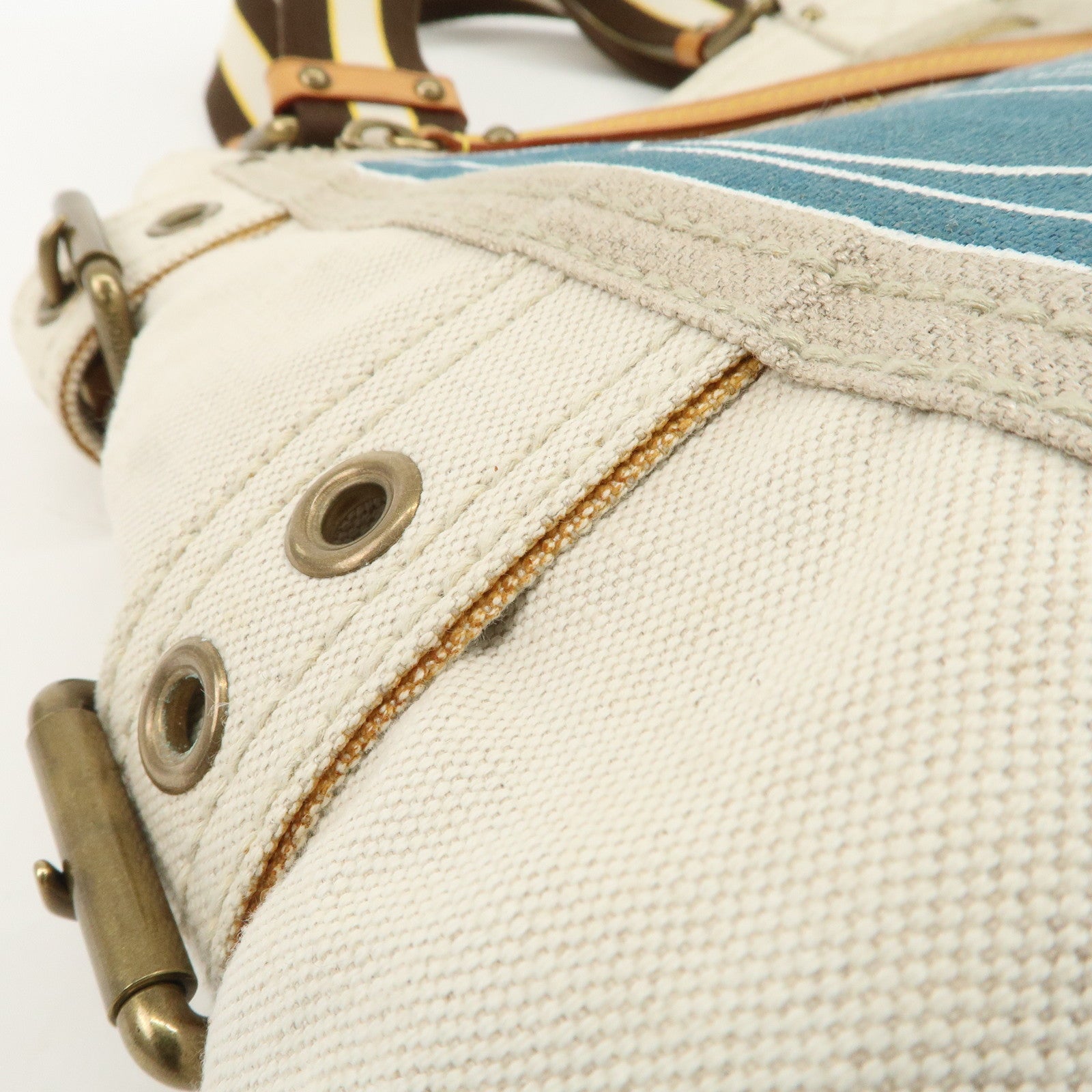 Louis Vuitton Cruise Line Globe Shopper MM Shoulder Bag M95114 Used