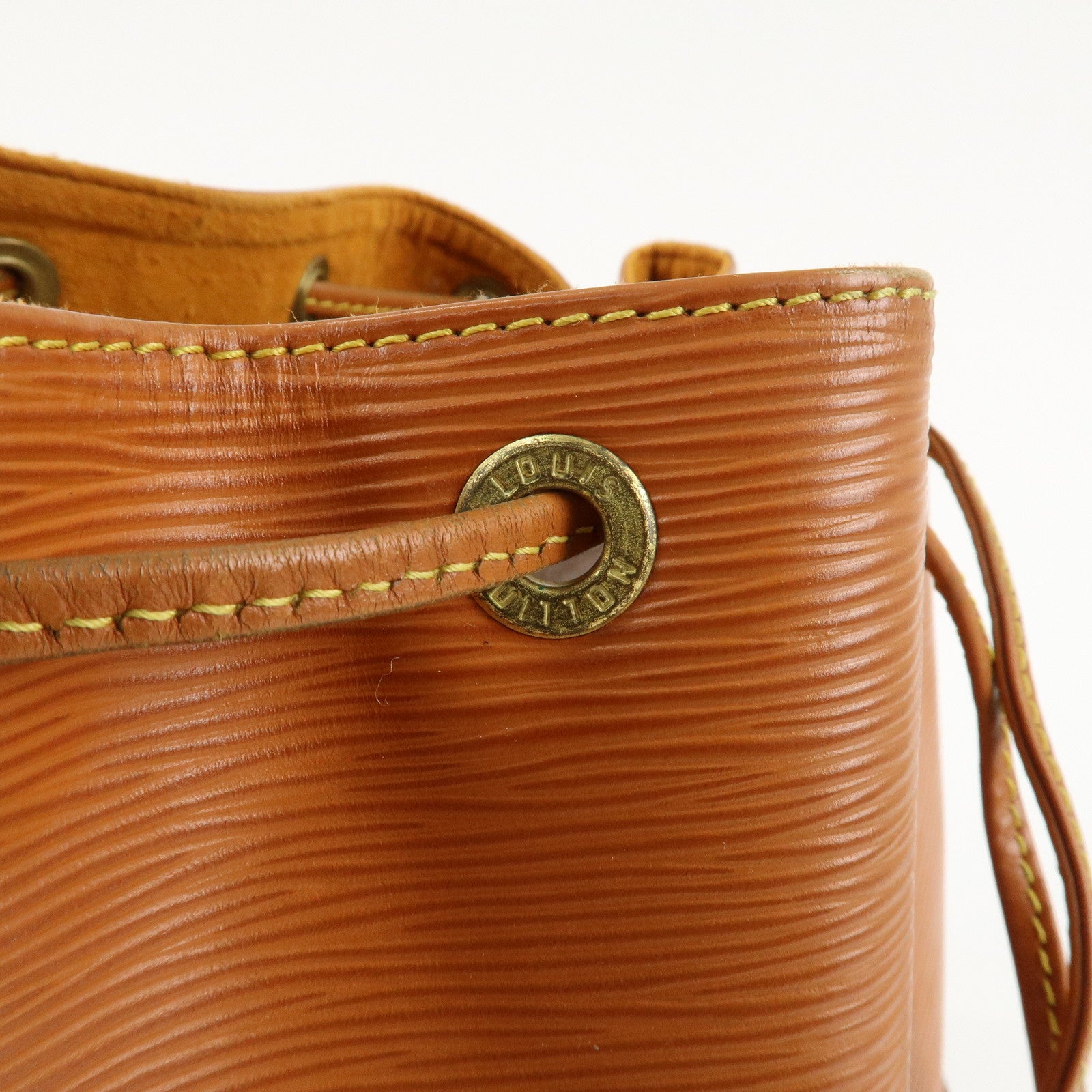 Louis Vuitton Epi Petit Noe Shoulder Bag Zipang Gold M44108 Used