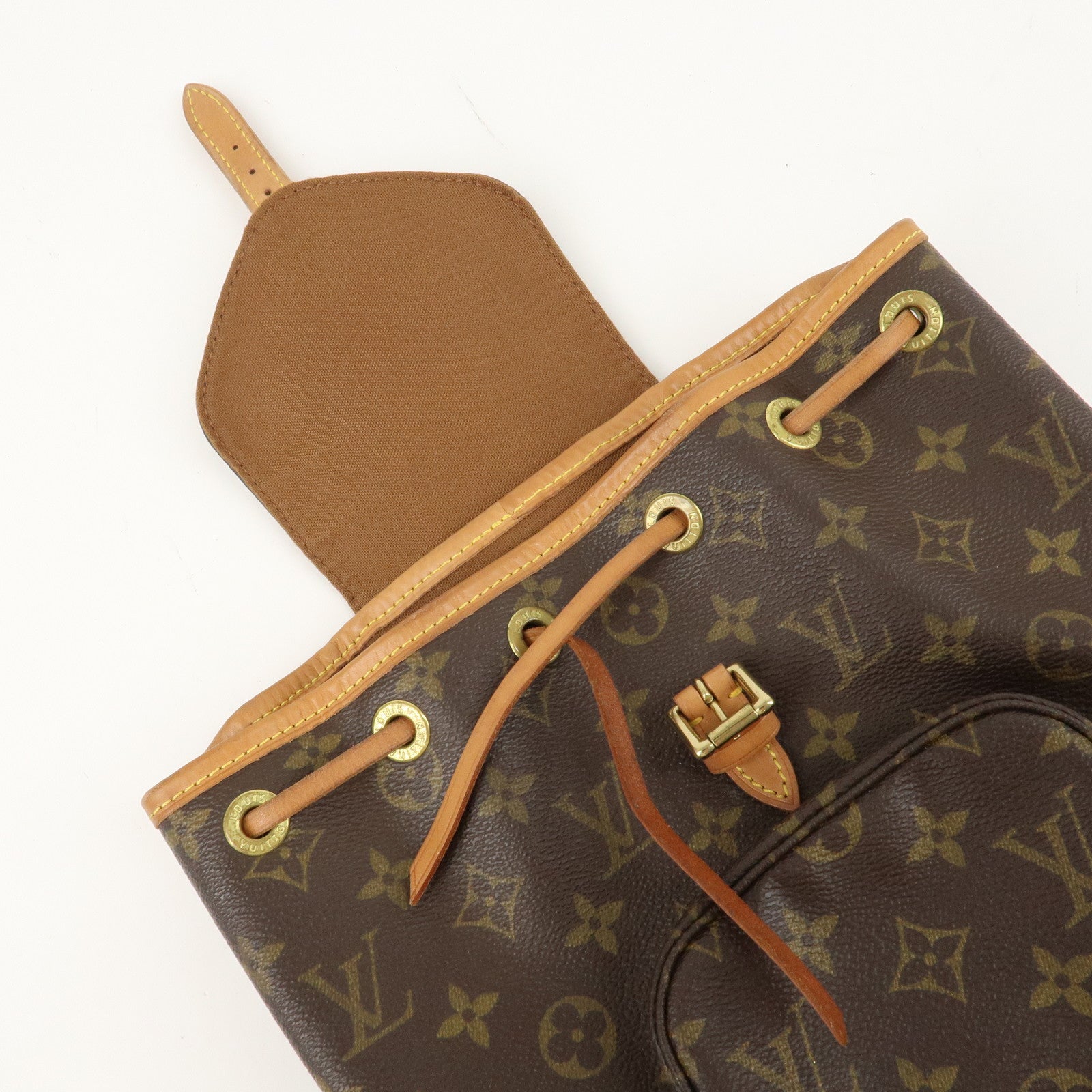 Louis Vuitton Monogram Mini Montsouris Back Pack Bag M51137 Used