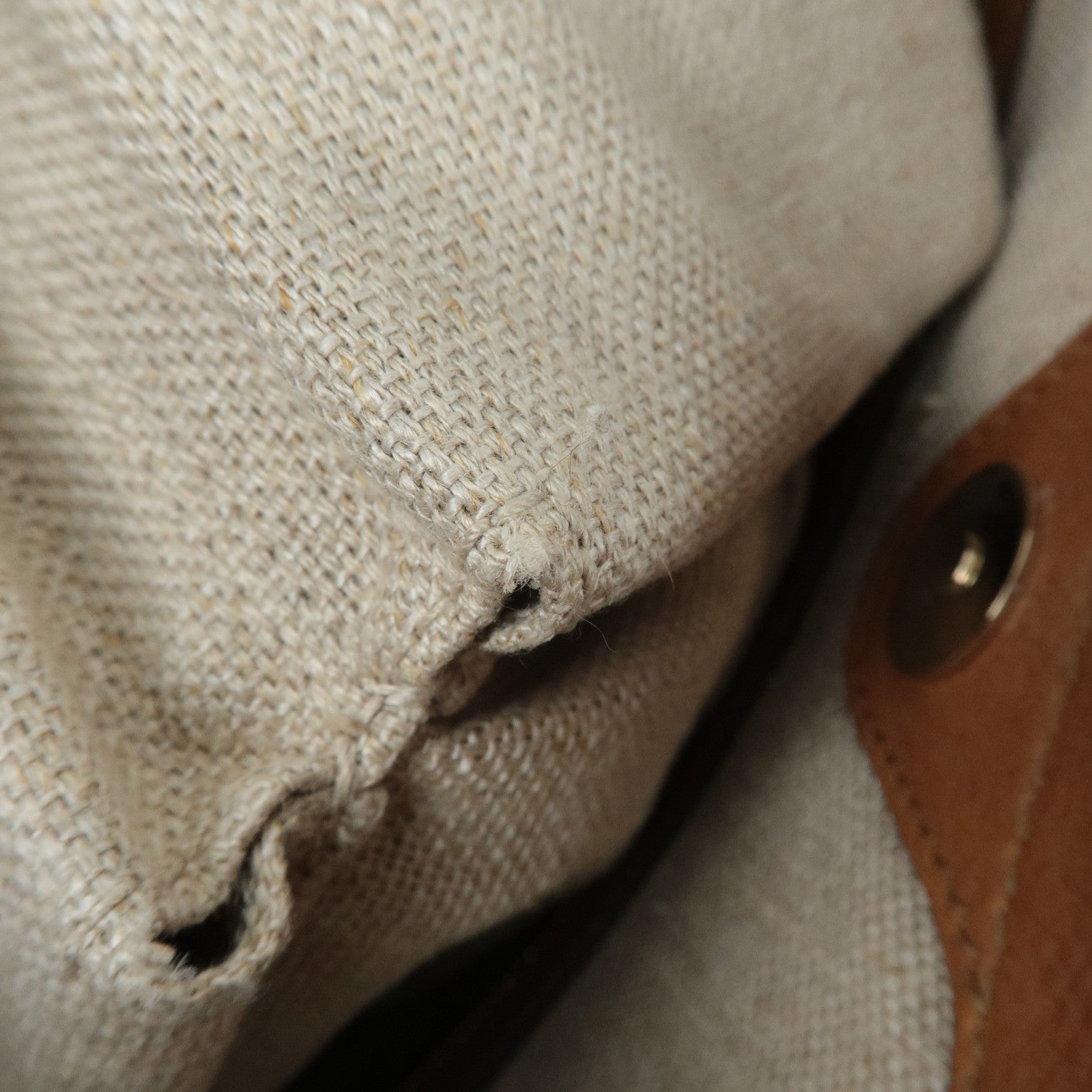 GUCCI Marrakech Leather Shoulder Bag Brown 257026 Used