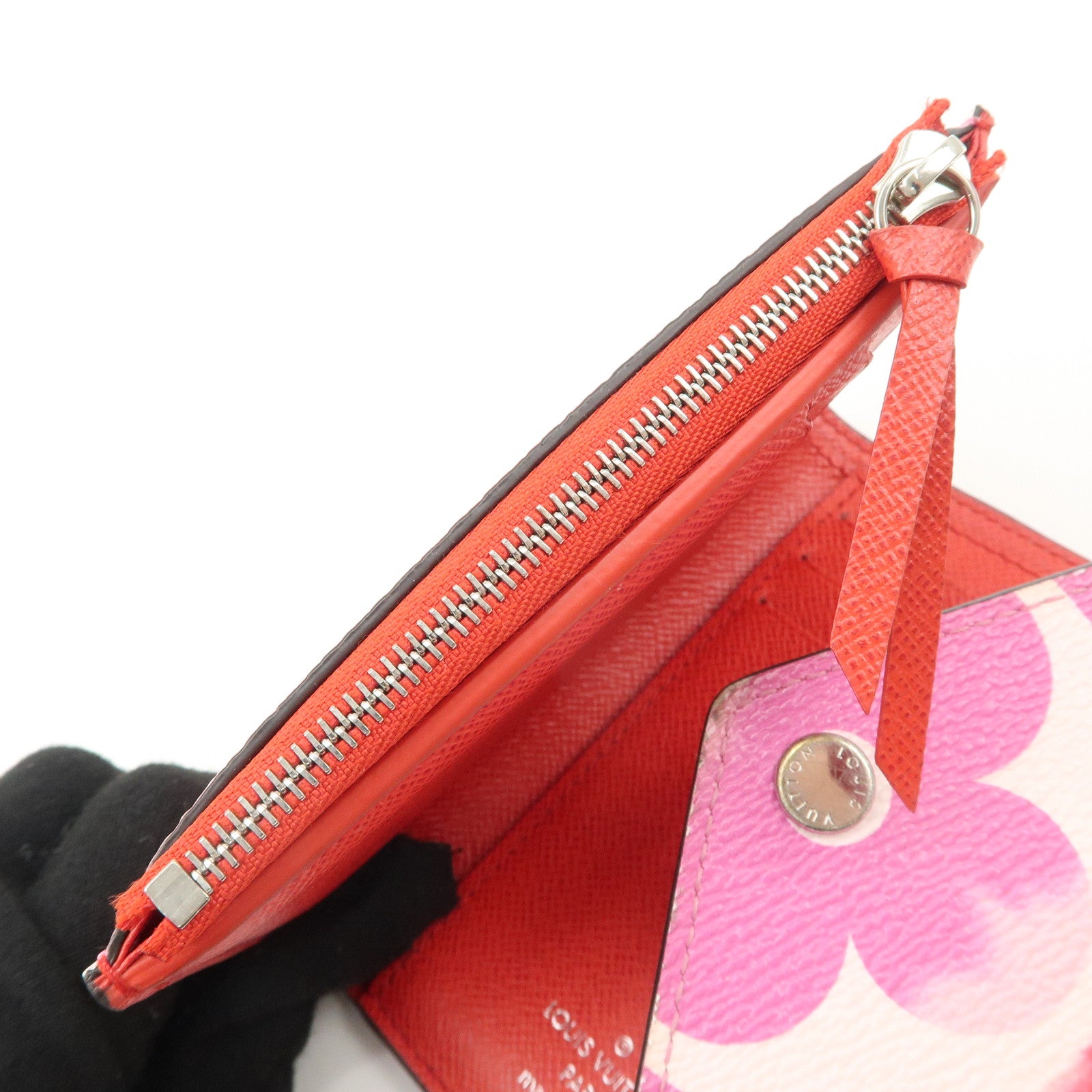 Louis Vuitton Escal Portefeuille Victorine Wallet Rouge M68842 Used