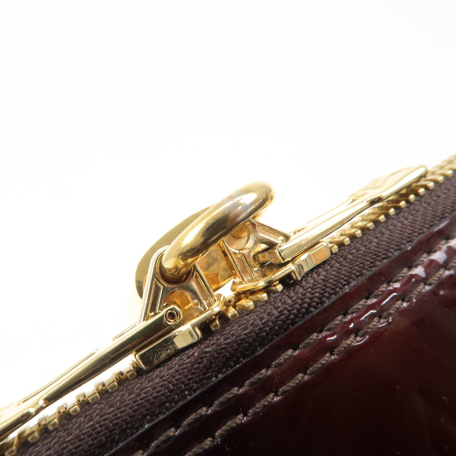 Louis Vuitton Monogram Vernis Alma PM Hand Bag Amarante M91611 Used