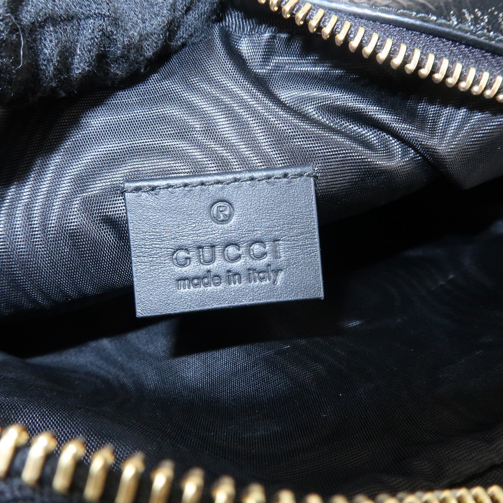 GUCCI Ophidia Sherry Suede Patent Leather Shoulder Bag 573321 Used